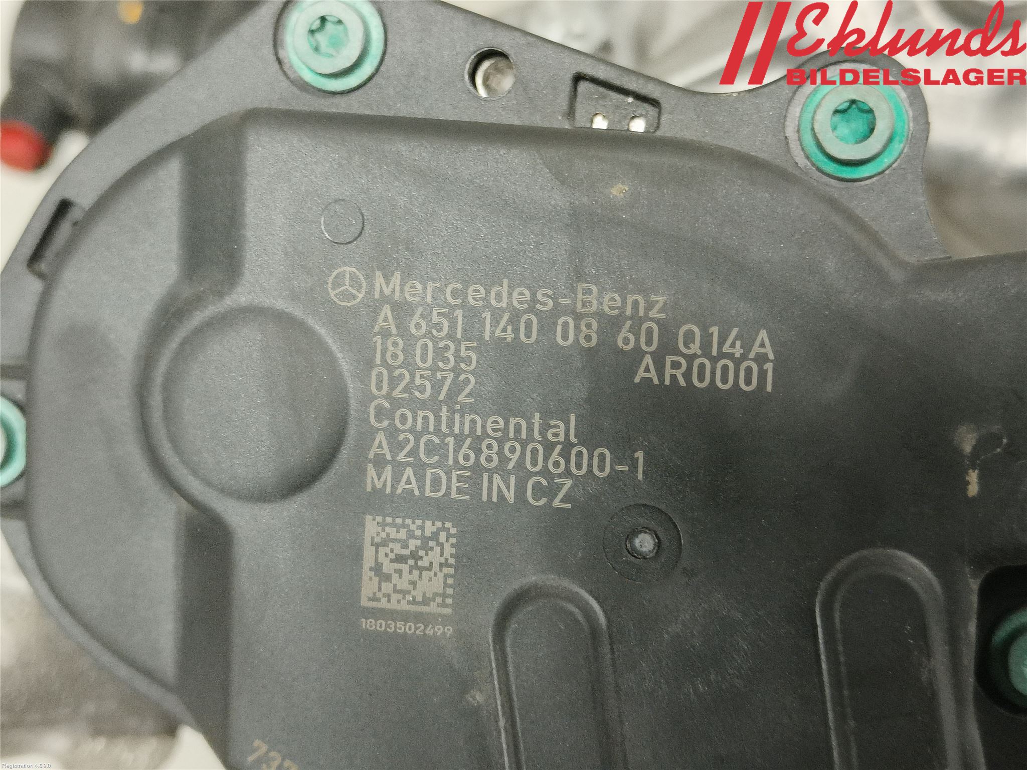 Mercedes-Benz MB CLA-KLASS (C117/X117) 13-19 Egr Ventil