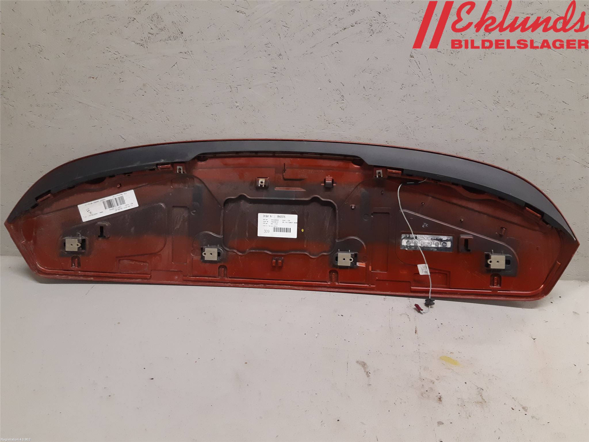 BMW 3 F30/F31/F80 12-19 Spoiler Baklucka