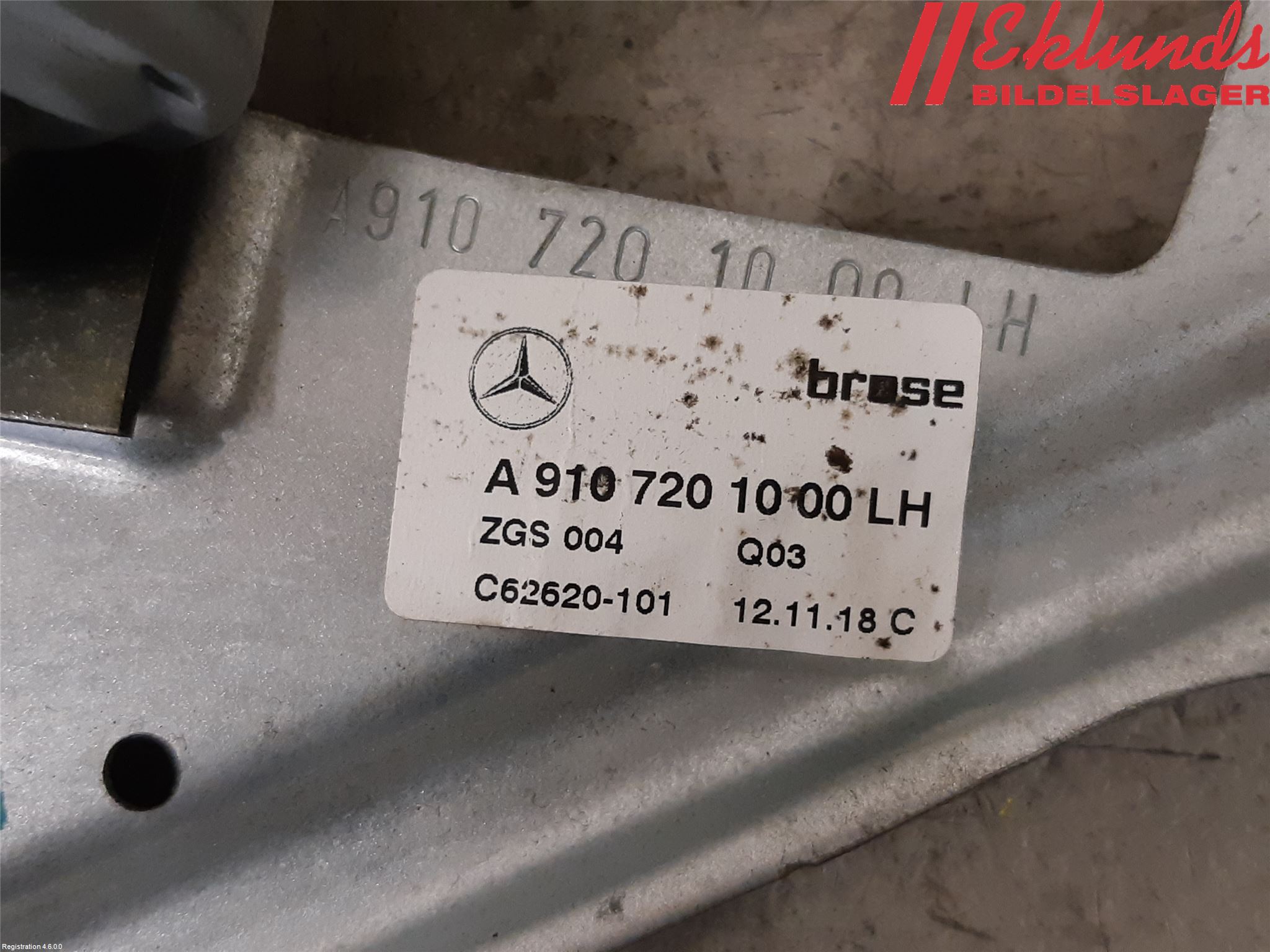 Mercedes-Benz MB SPRINTER (W907/W910) 19- Fönsterhiss El Kompl