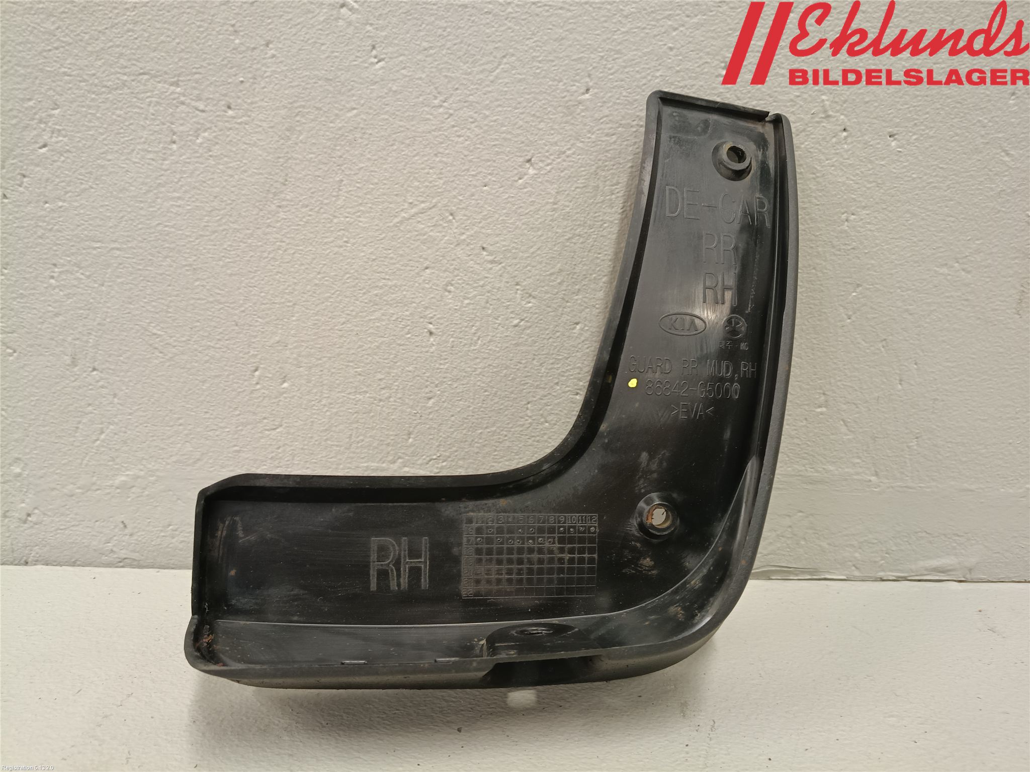 Kia NIRO (DE) 17-22 Stänkskydd
