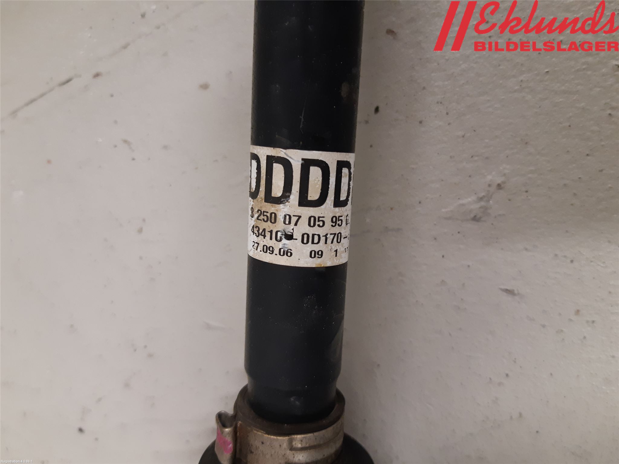 Toyota YARIS XP90 06-11 Drivaxel Fram Höger
