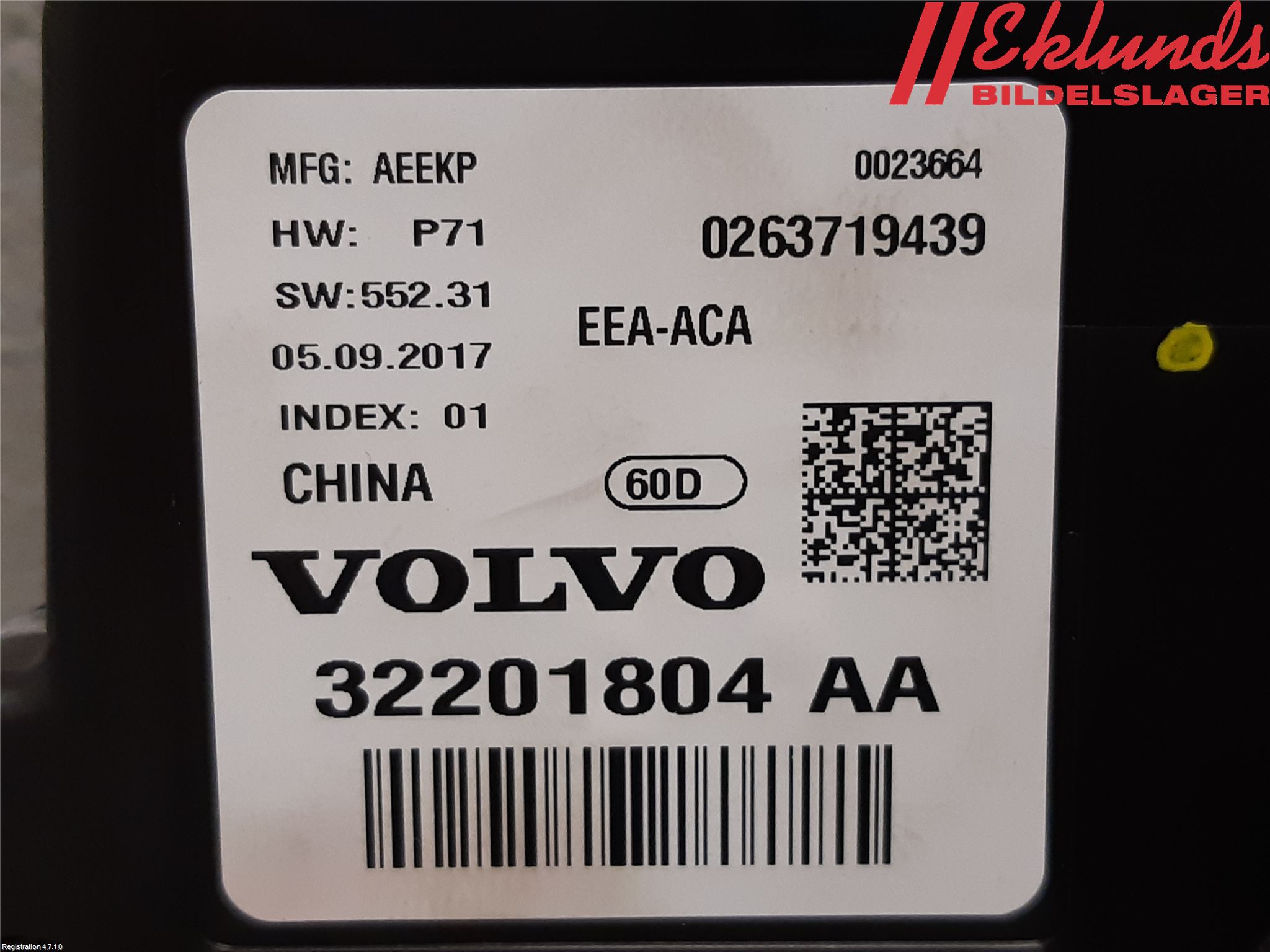 Volvo S90 17->> Instrument Komb