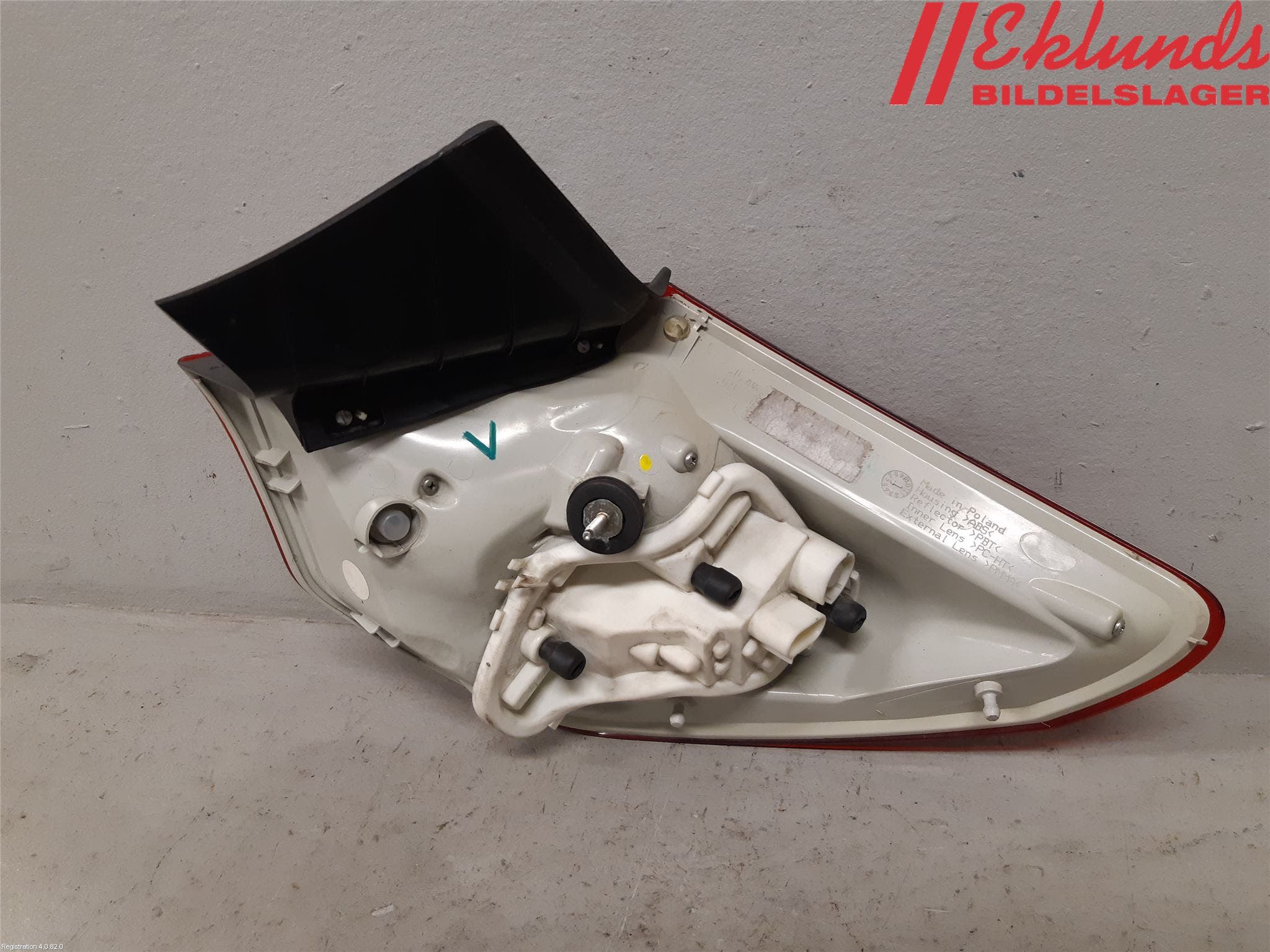 Opel ASTRA J 10-15 Bakljus Vänster