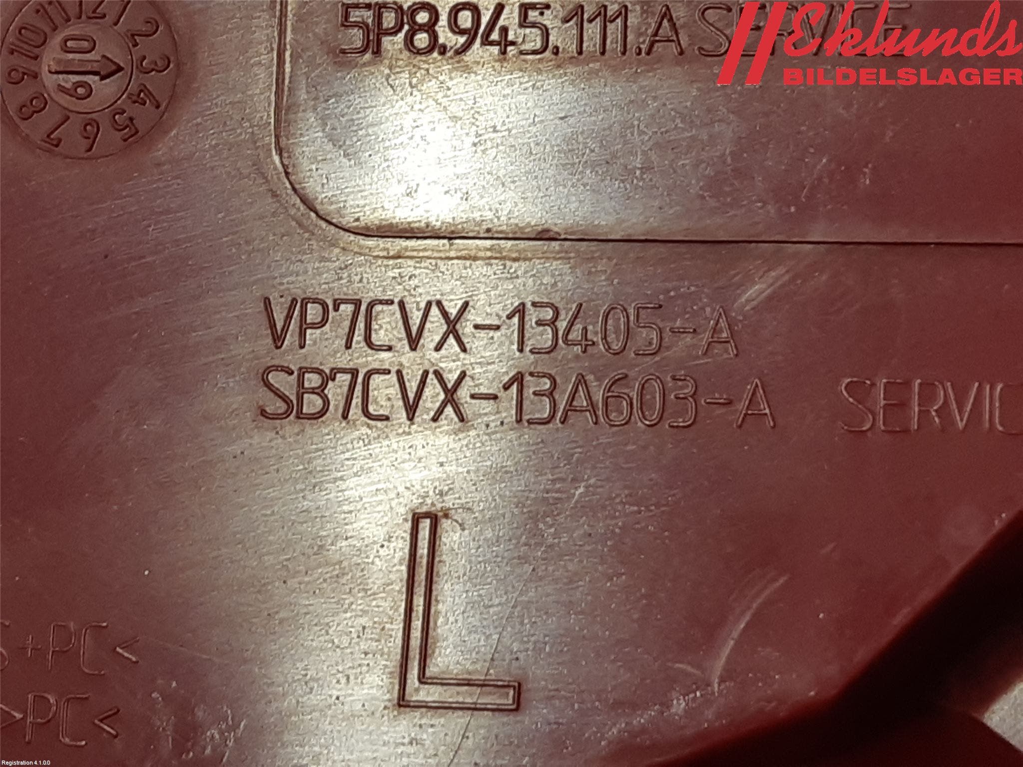 Seat ALTEA Bakljus Vänster