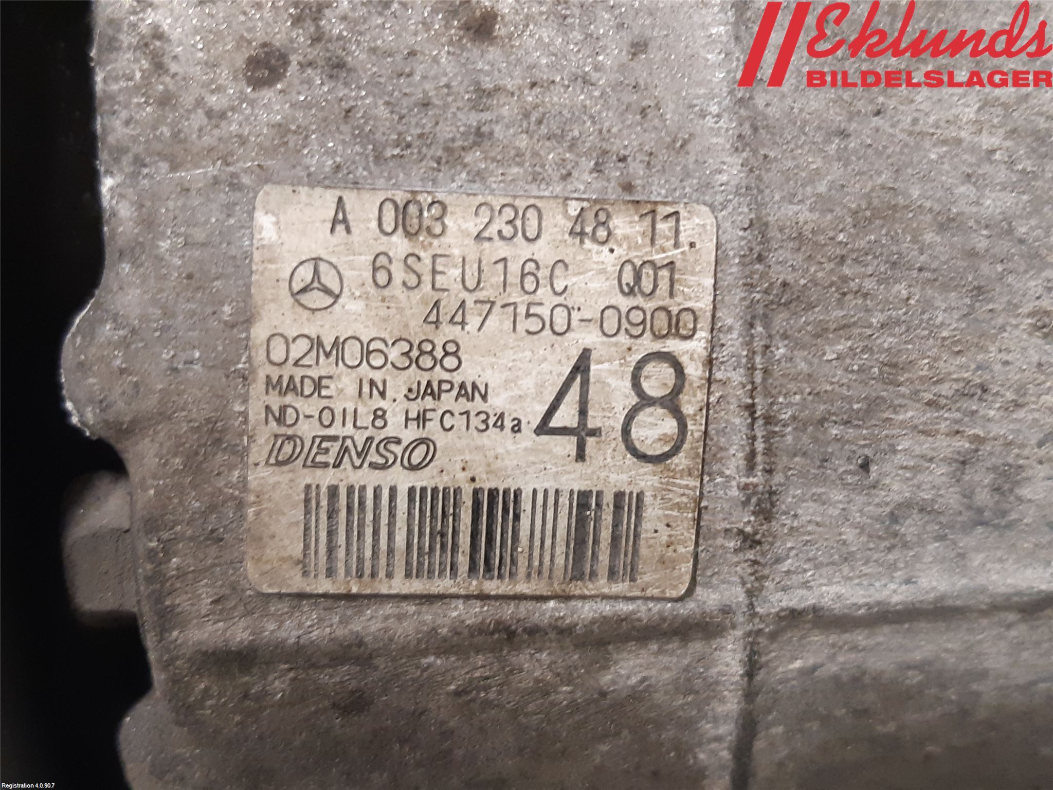 Mercedes-Benz MB E-KLASS (W212) 09-16 Ac Kompressor