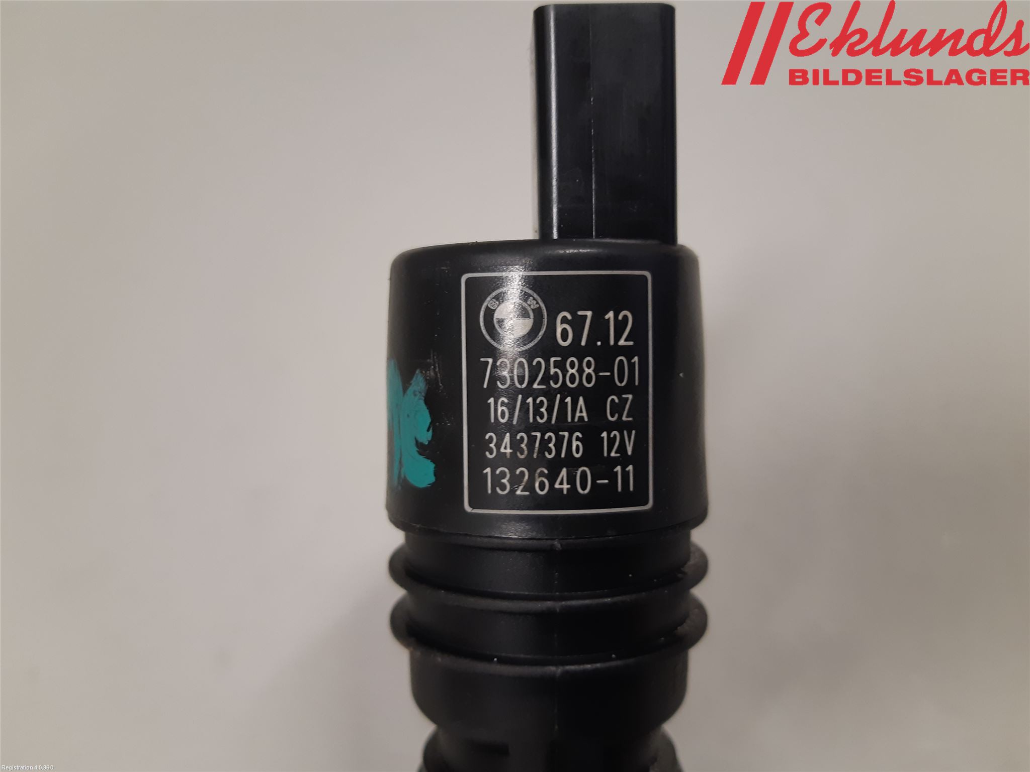 BMW 3 F30/F31/F80 12-19 Spolarpump Baklucka