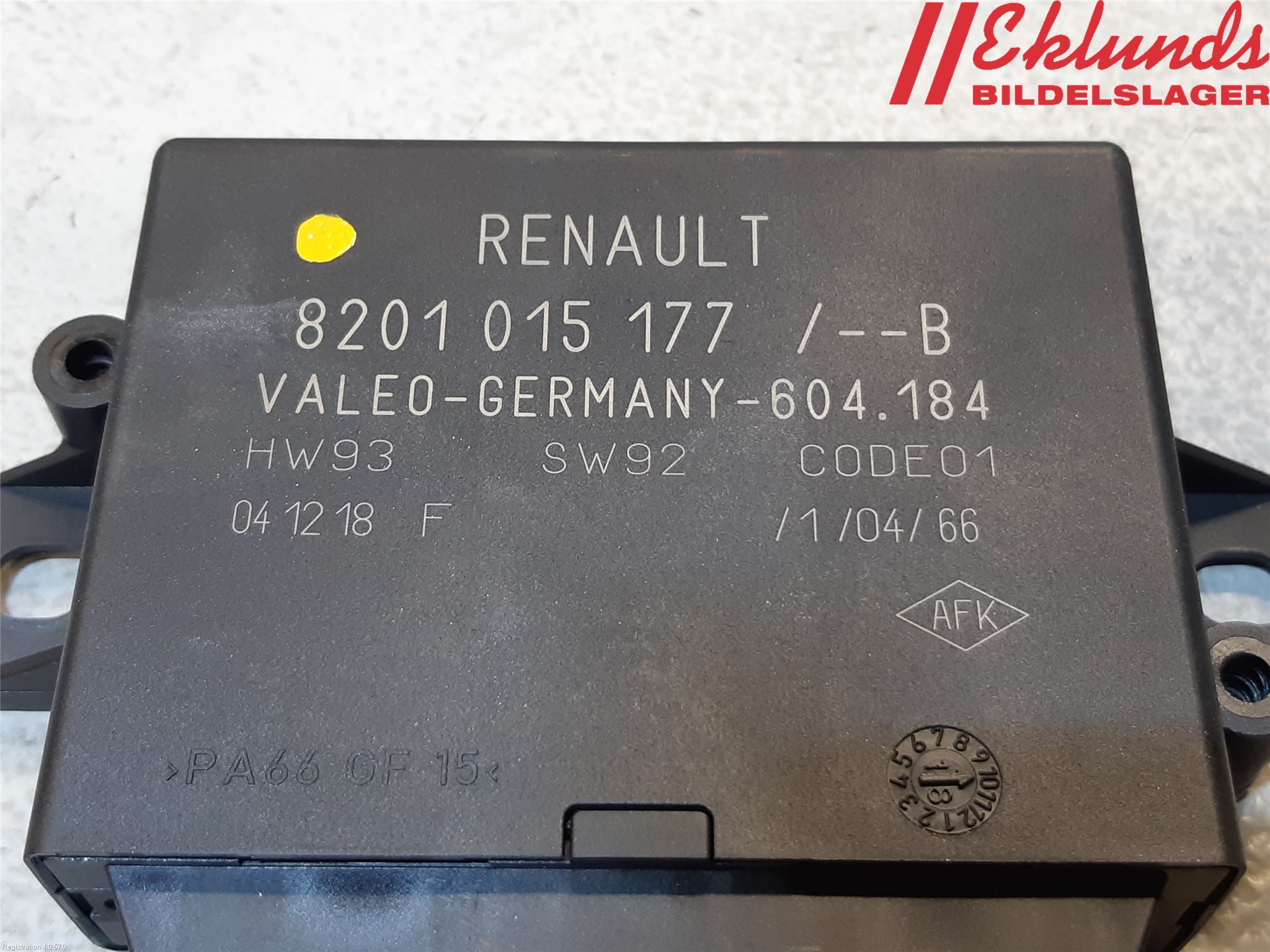 Opel MOVANO B 10-22 Styrenhet Parkeringshjälp
