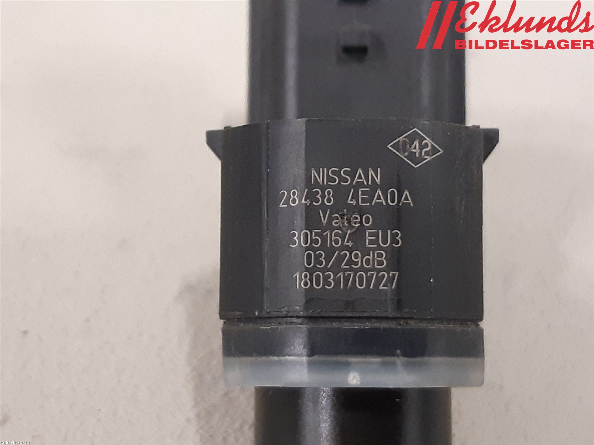 Nissan QASHQAI 14-17 Parkeringshjälp Backsensor