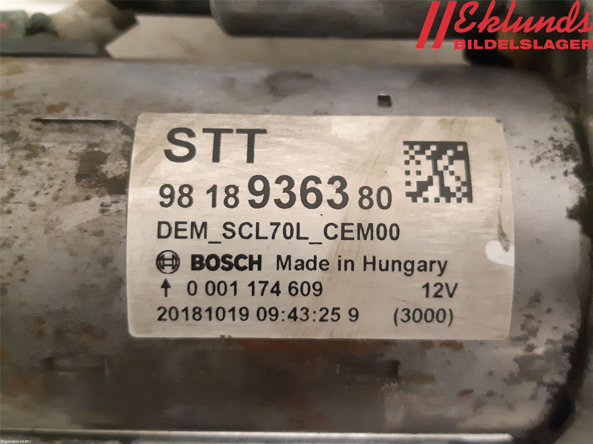 Peugeot BOXER/E-BOXER 15- Startmotor Diesel