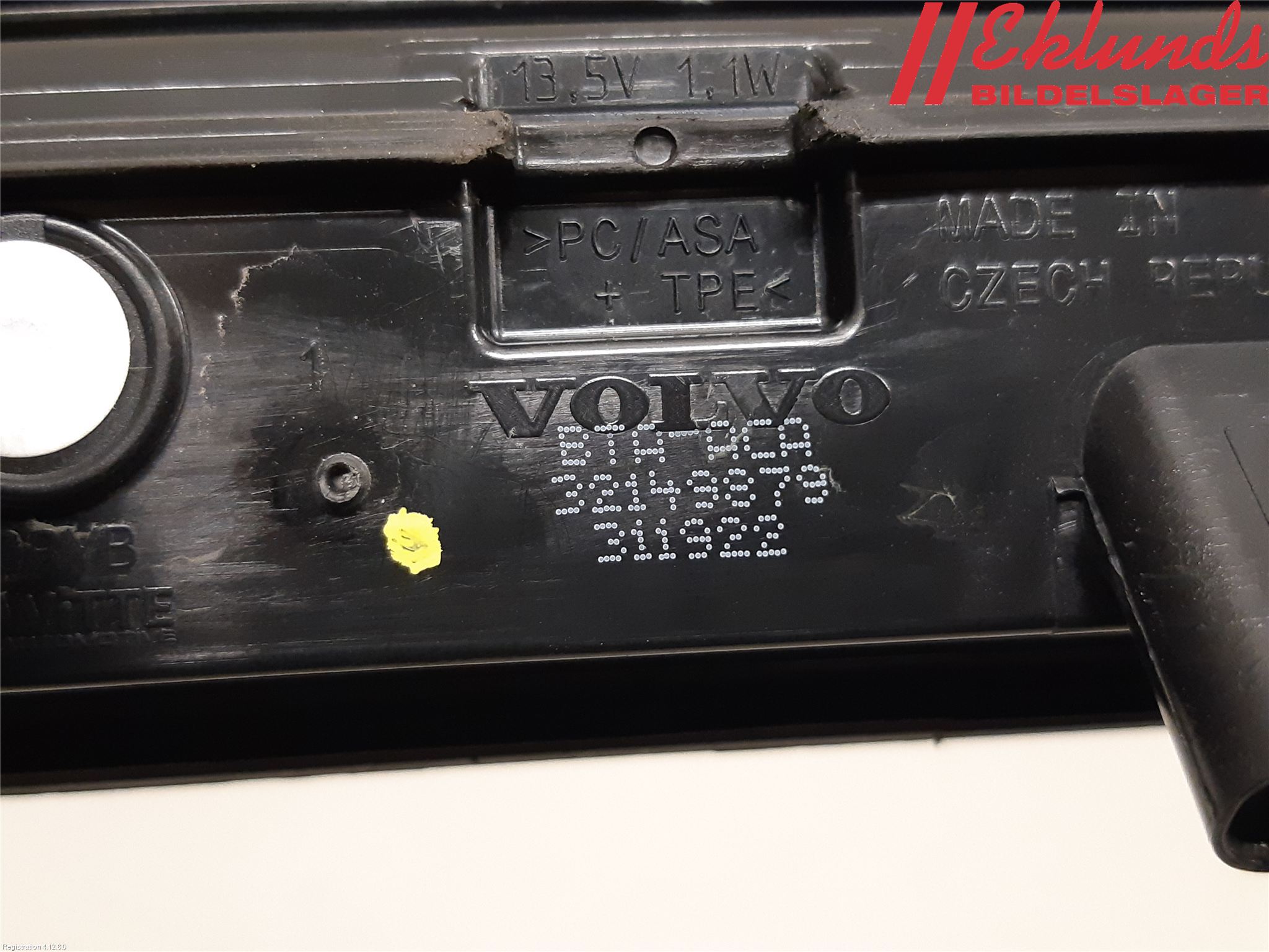 Volvo V60 19- Bakluckehandtag