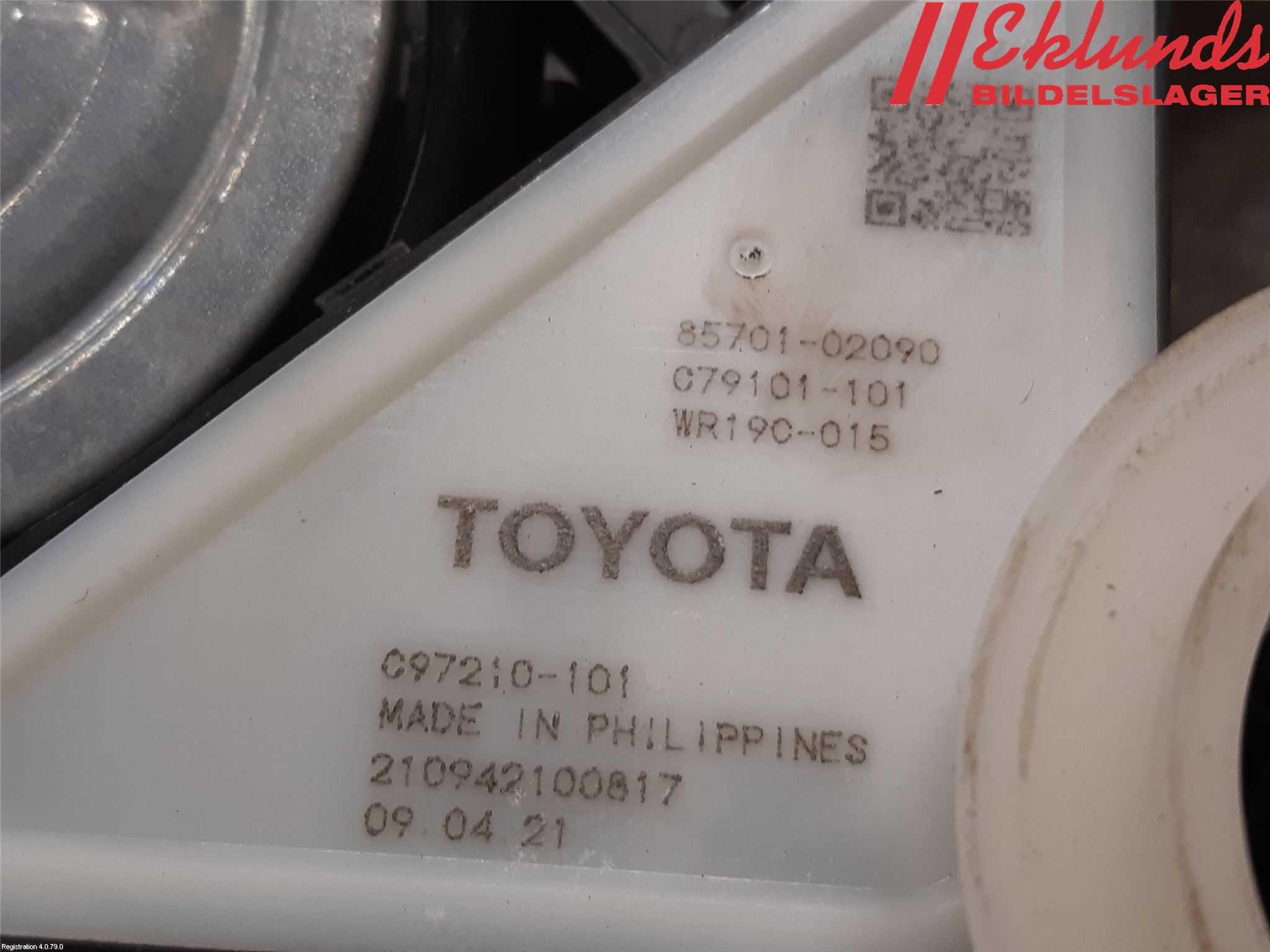 Toyota COROLLA 19- Fönsterhiss El Kompl