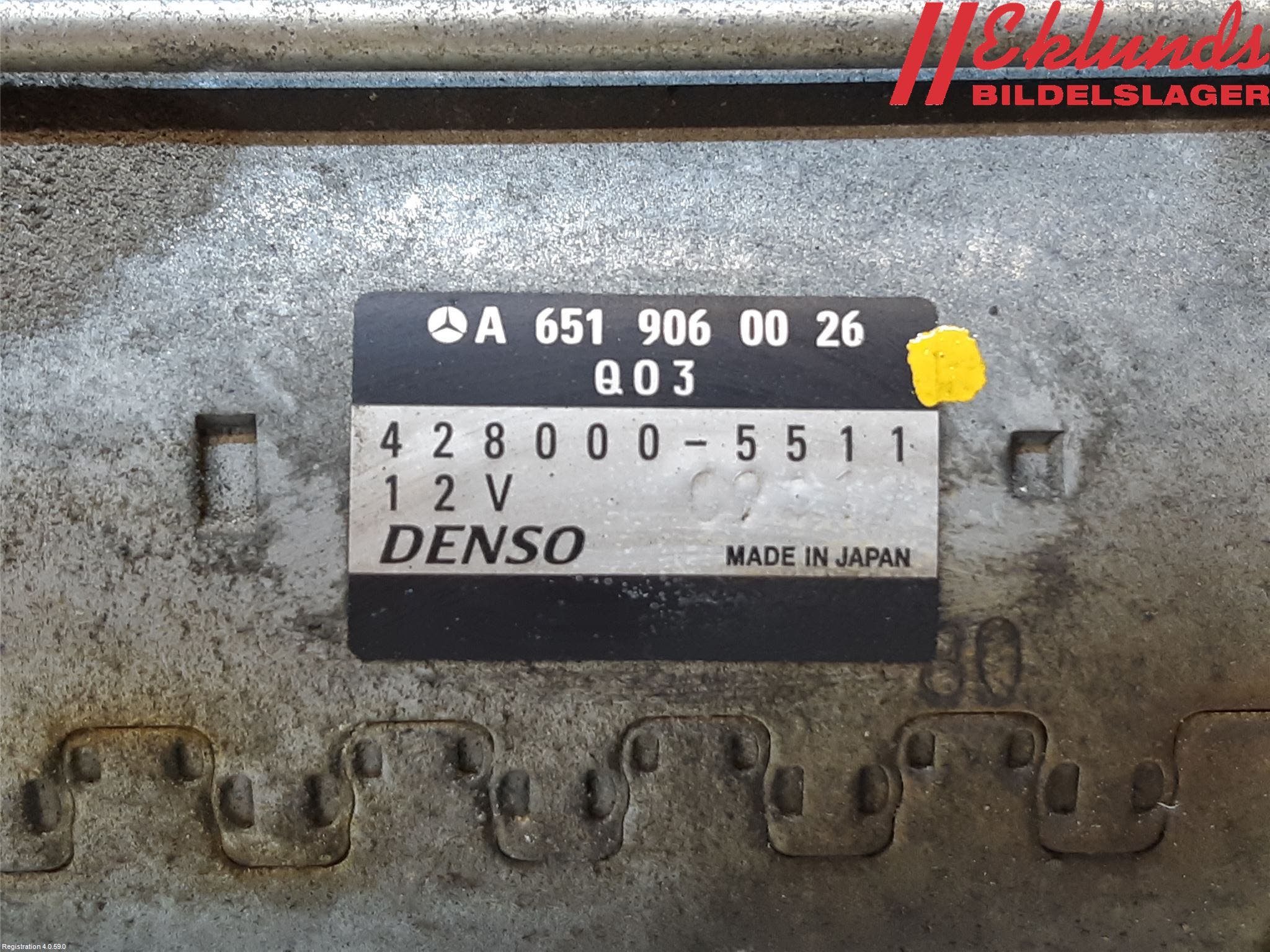 Mercedes-Benz MB SPRINTER (W906) 06-18 Startmotor Diesel