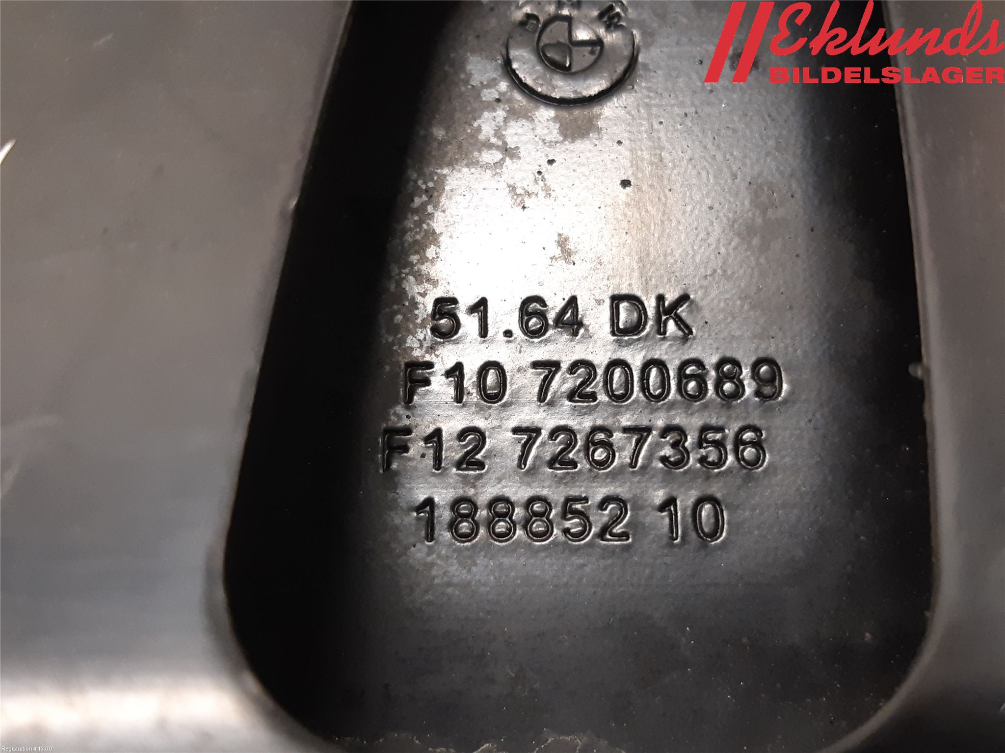 BMW 5 F10/F11/F18 09-17 Frontplåt