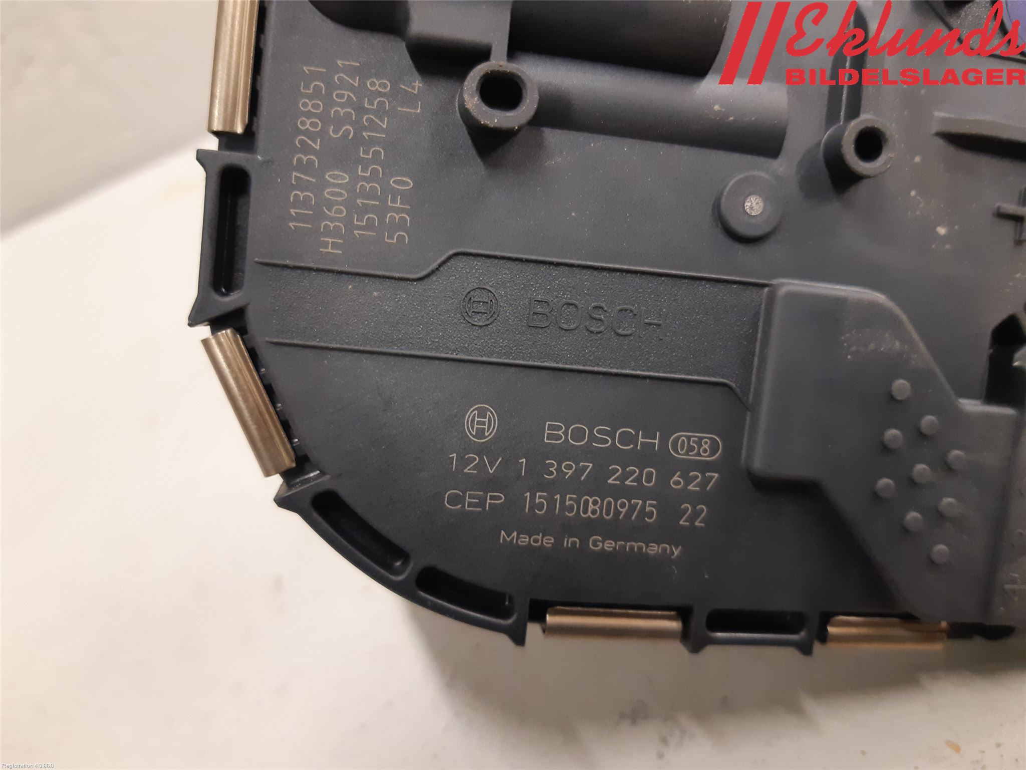 Volvo XC90/RECHARGE 16- Torkarmotor Vindruta
