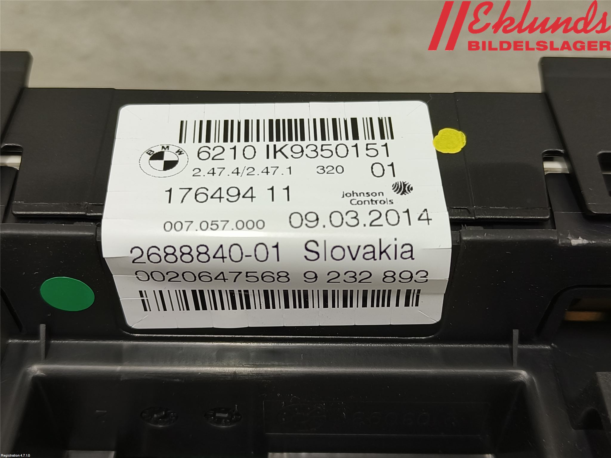 BMW 3 GT F34 13-19 Instrument Komb