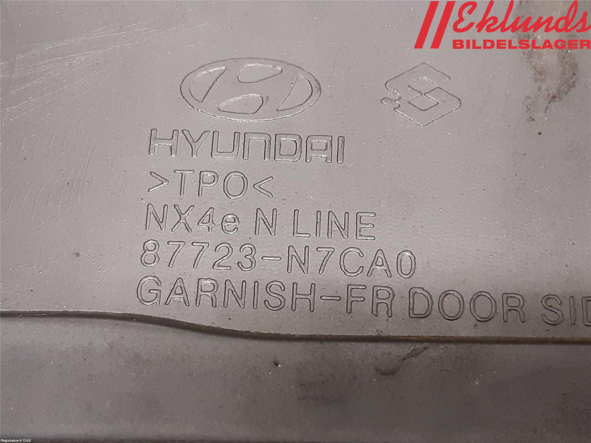 Hyundai TUCSON 05- Dörr Dekorlist Fram Vä