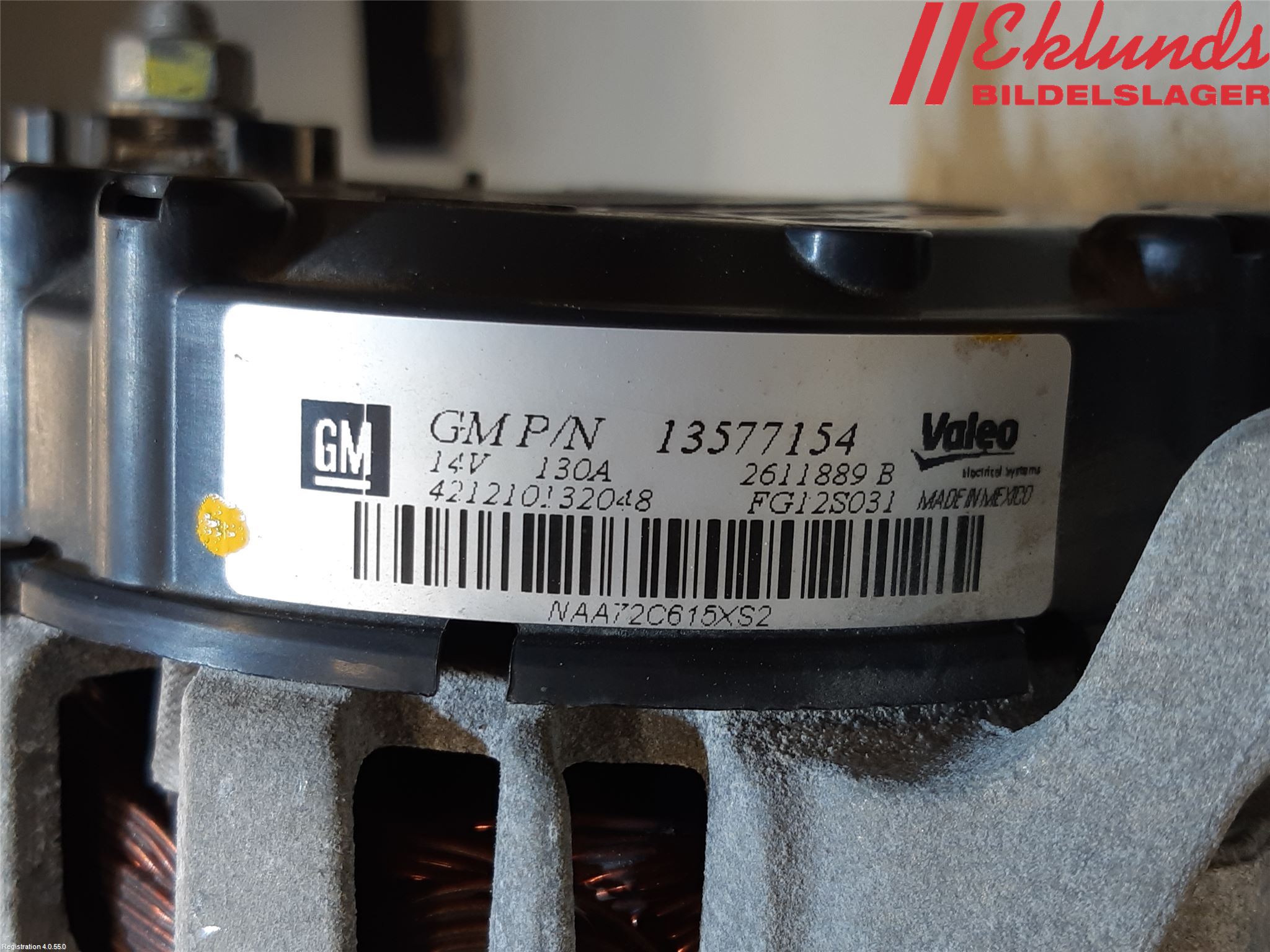 Opel ADAM 13-20 Generator