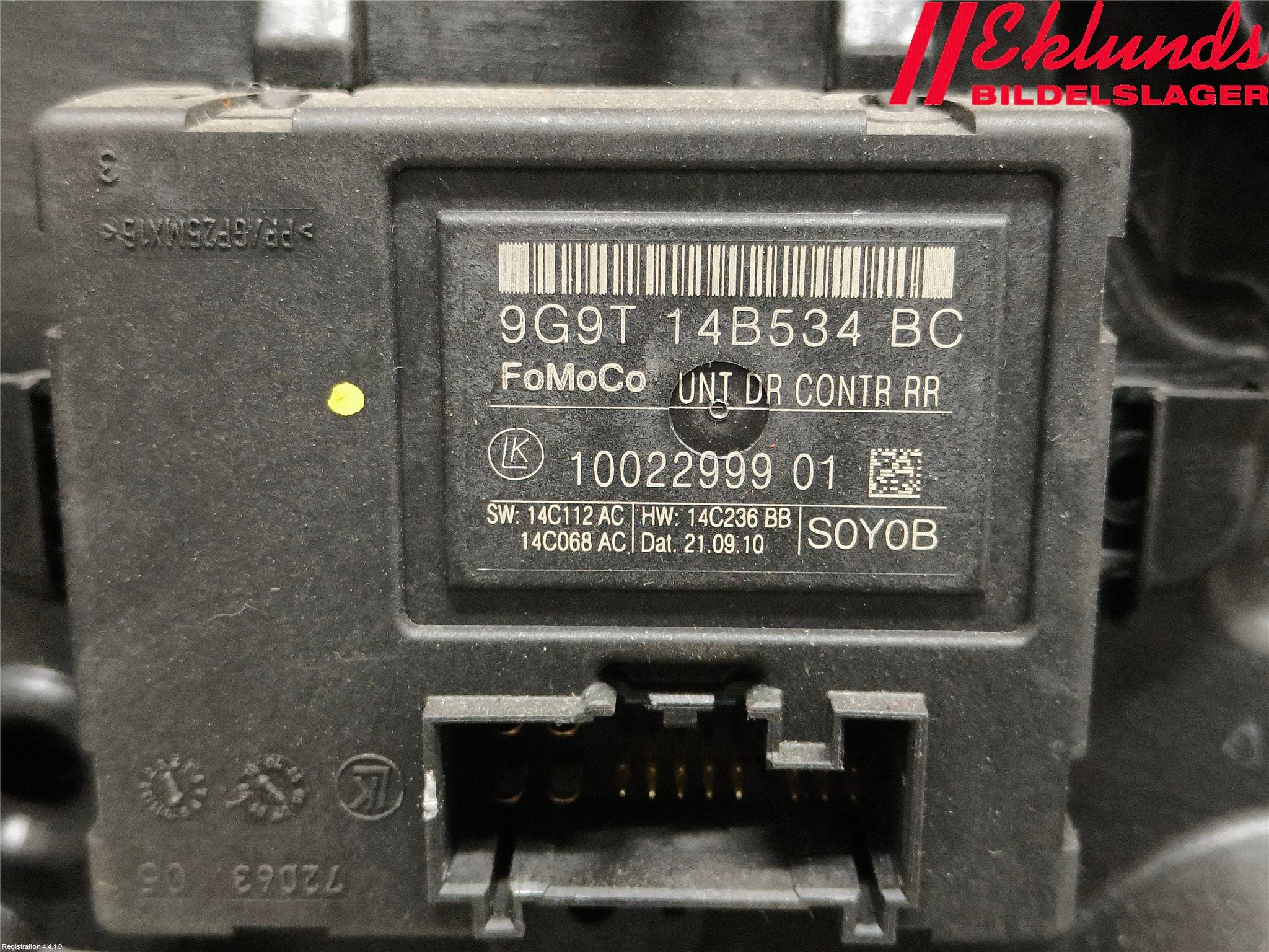 Volvo V70 08-13 Fönsterhiss El Kompl