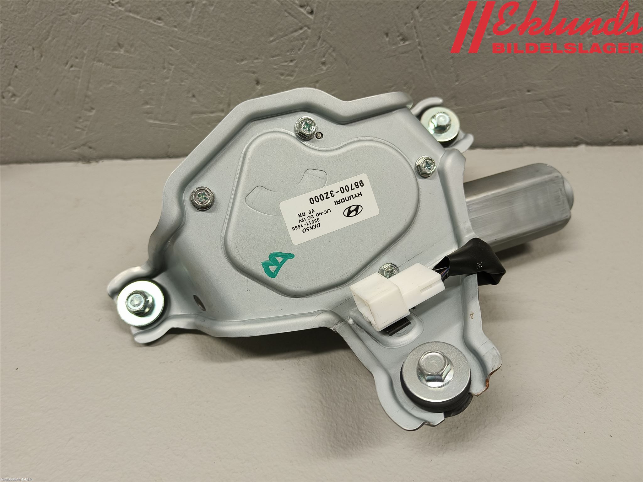 Hyundai i40 08-15 Torkarmotor Baklucka