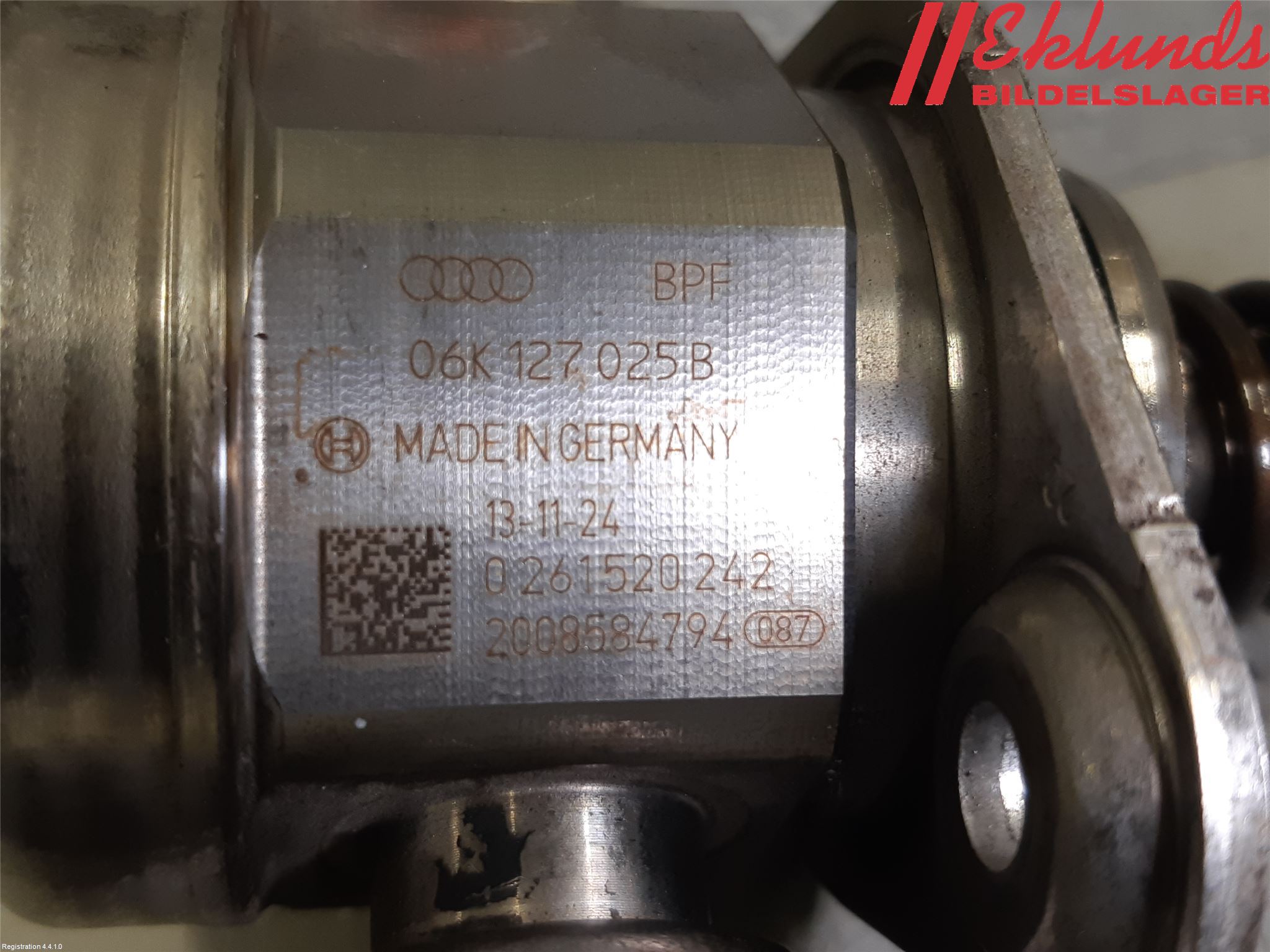 Audi A4 12-15 Bränslepump Mek