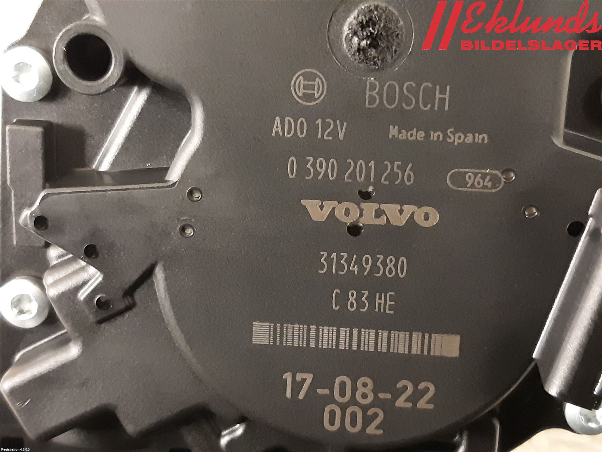 Volvo V90 CROSS COUNTRY 17->> Torkarmotor Baklucka