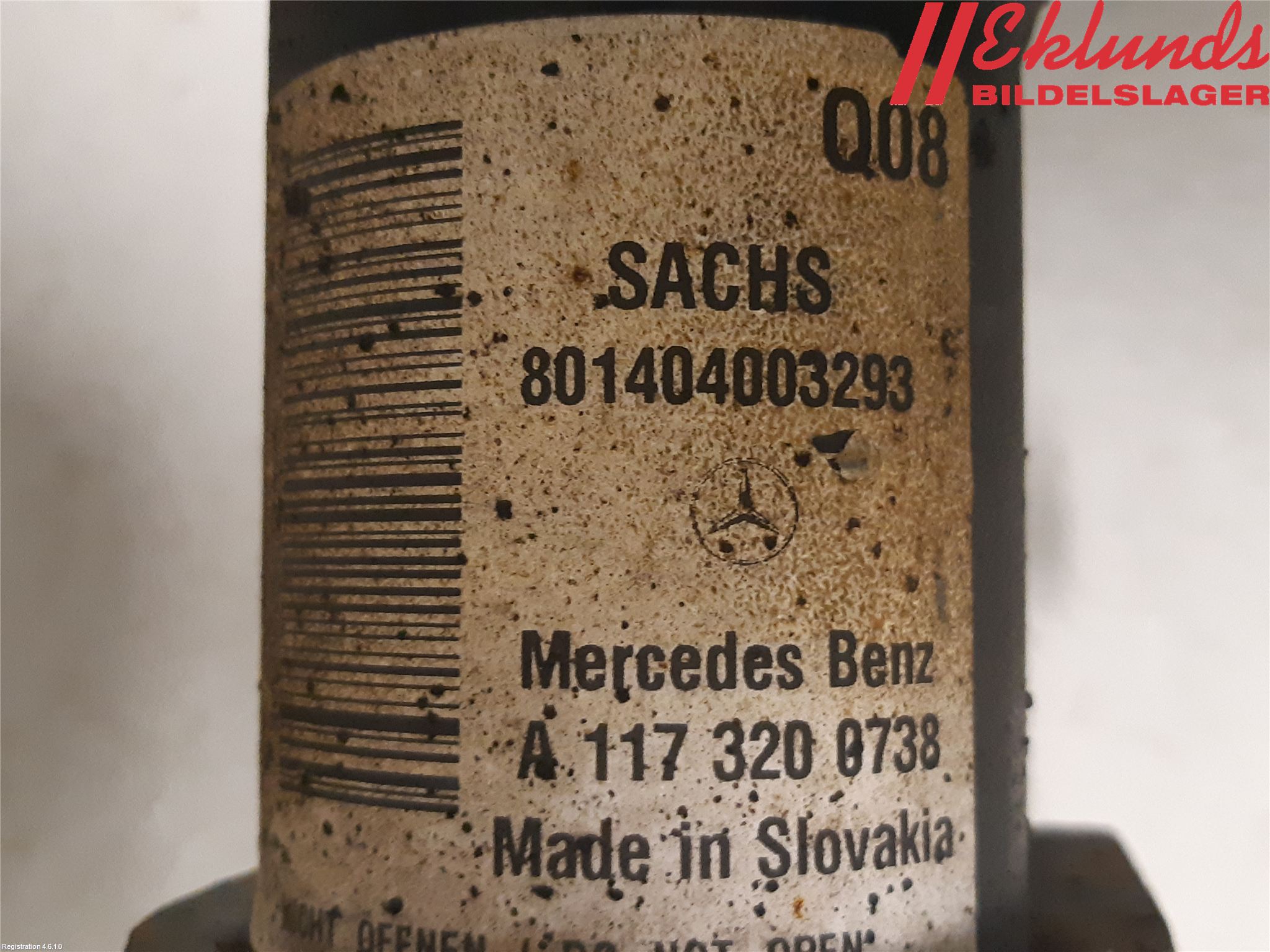 Mercedes-Benz MB A-KLASS (W176) 13-18 Fjäderben Fram Vänster