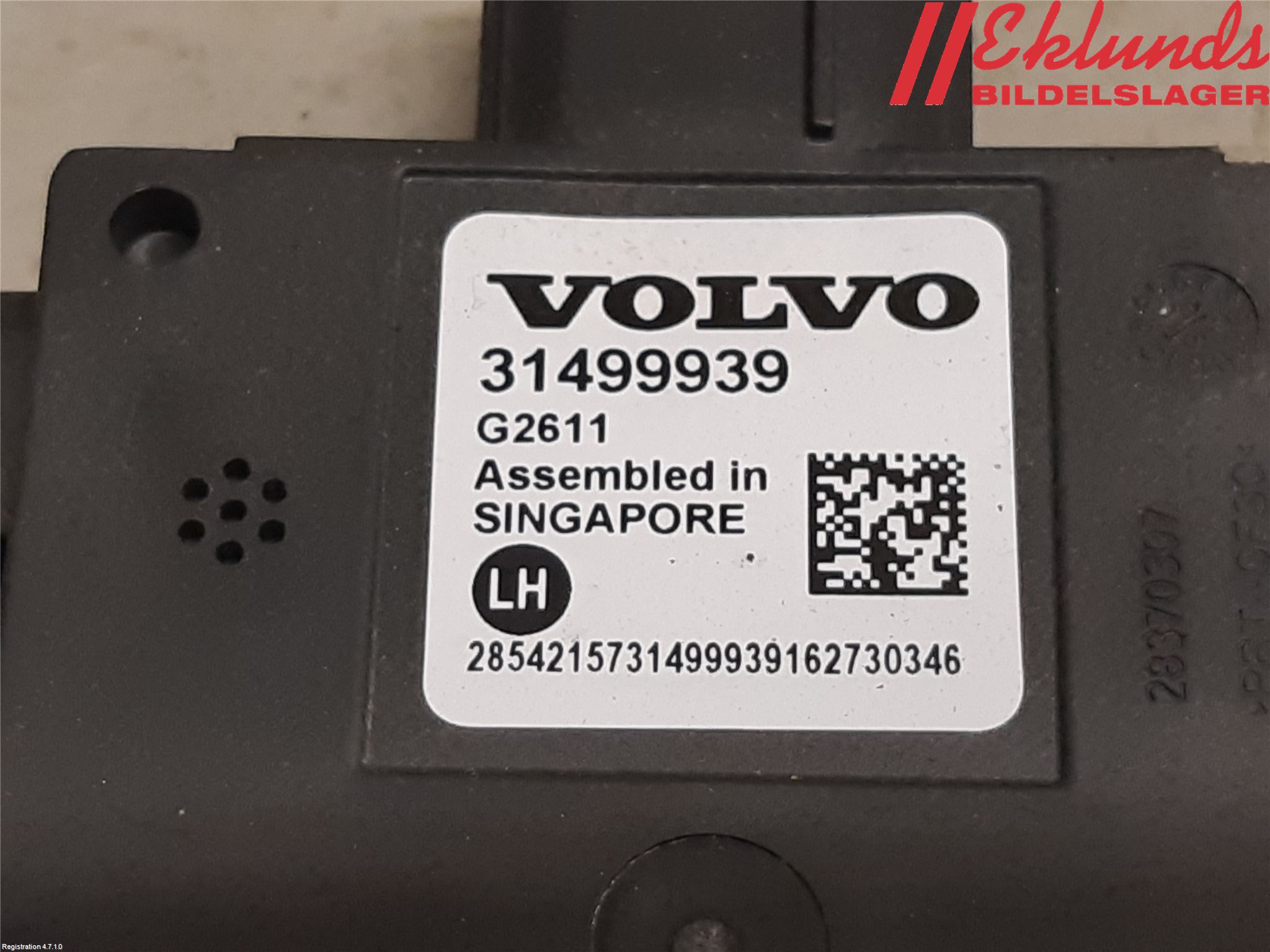 Volvo XC90/RECHARGE 16- Sensor Aktivt Kollisionsskydd