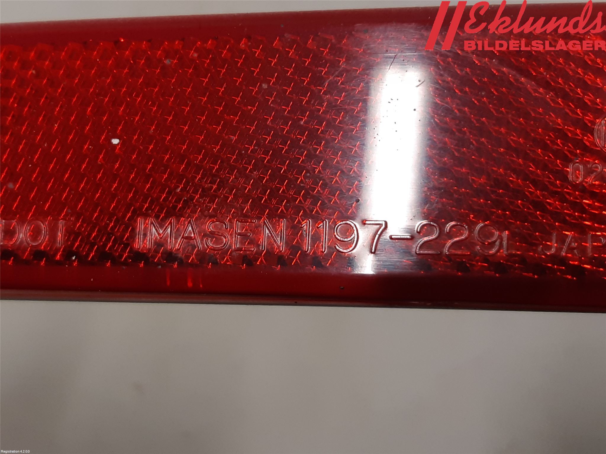 Mitsubishi LANCER 07-14 Dimljus/Reflex Bak