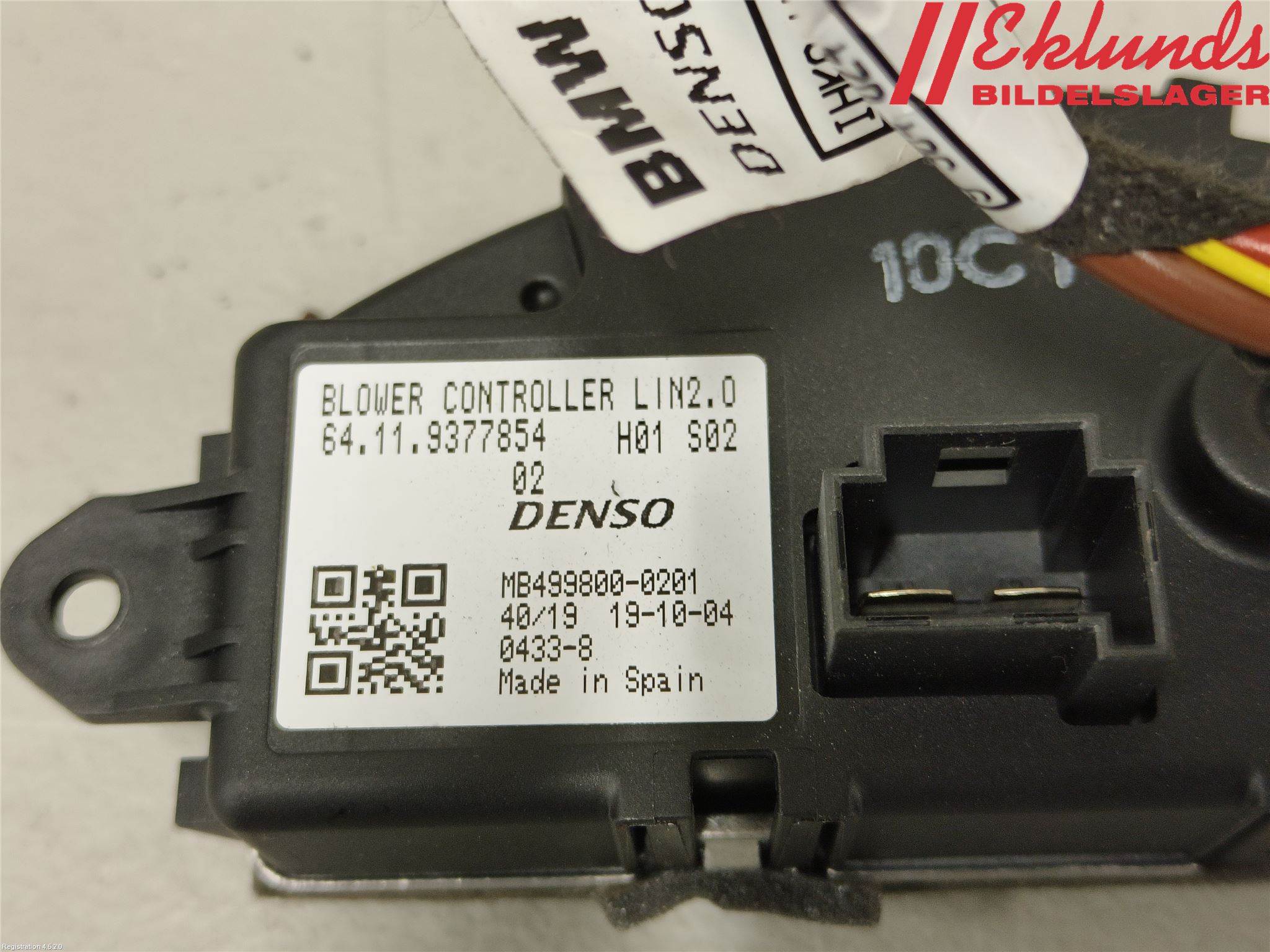 BMW X1 F48 15-22 Värmefläktsmotstånd