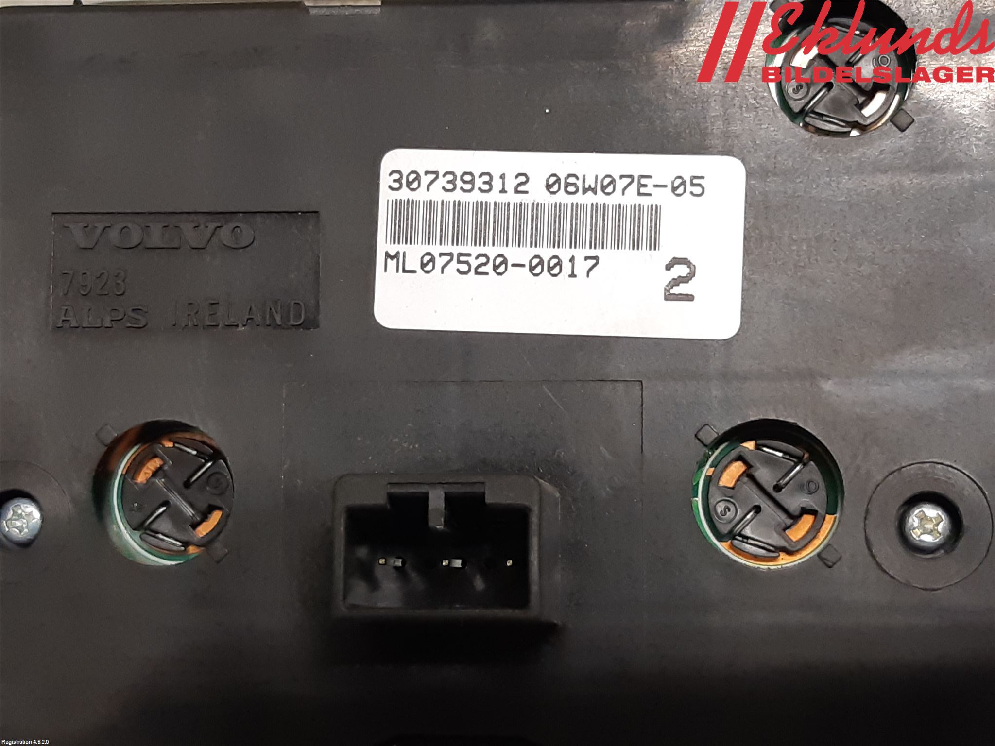 Volvo V70 05-08 Strömställare Ljus
