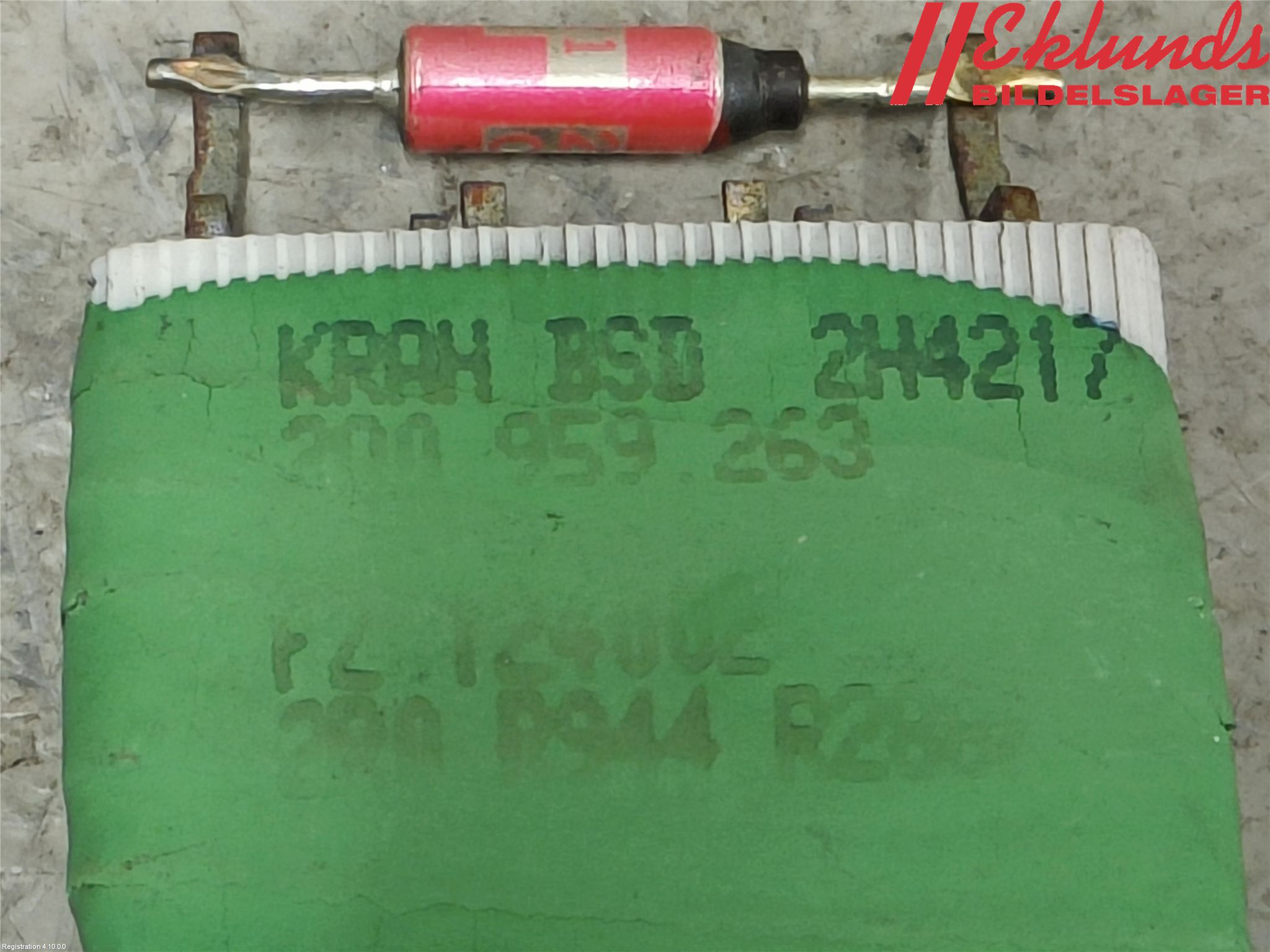 Volkswagen VW POLO VI 18->> Värmefläktsmotstånd