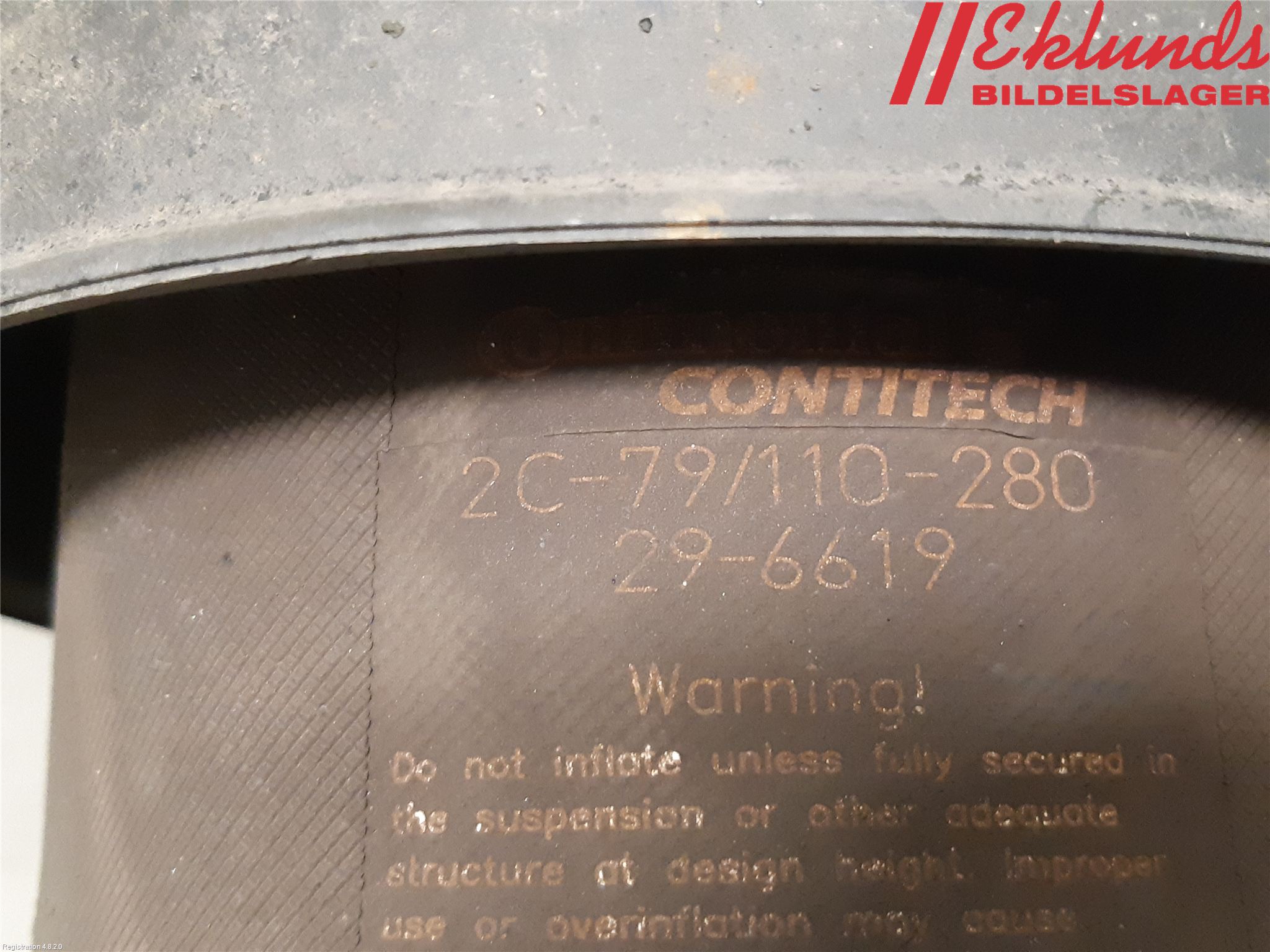 BMW 5 F10/F11/F18 09-17 Nivå-Luftfjädring Bälg