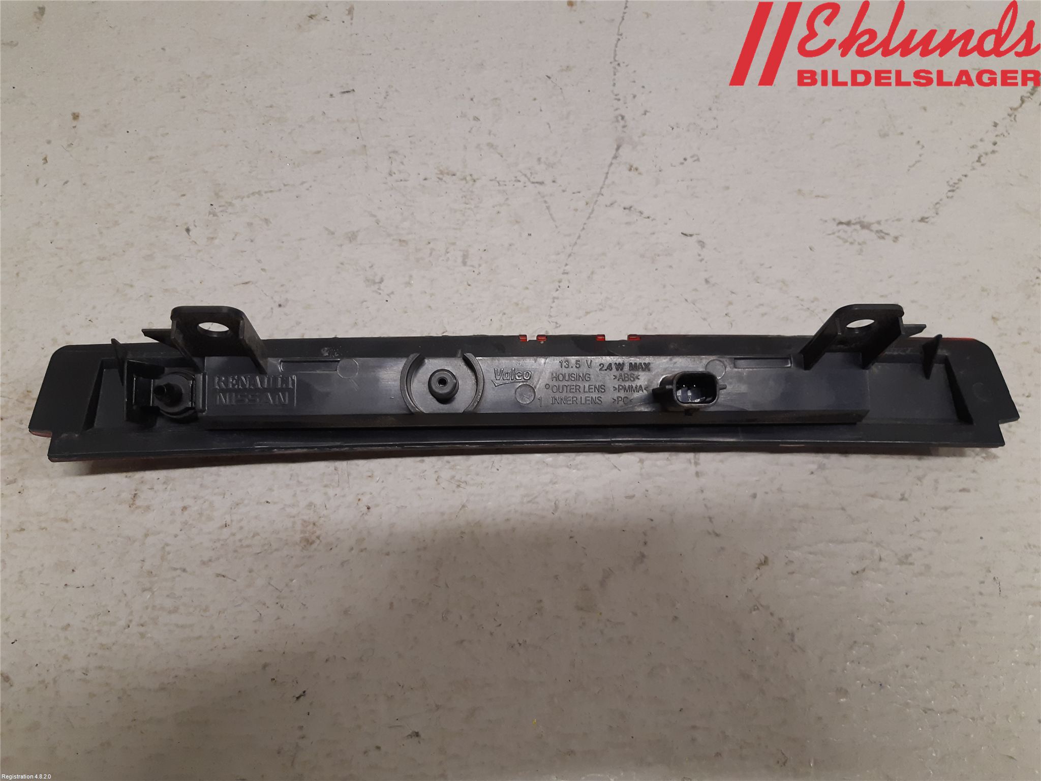 Renault CLIO IV 12-16 Bromsljus Bakruta