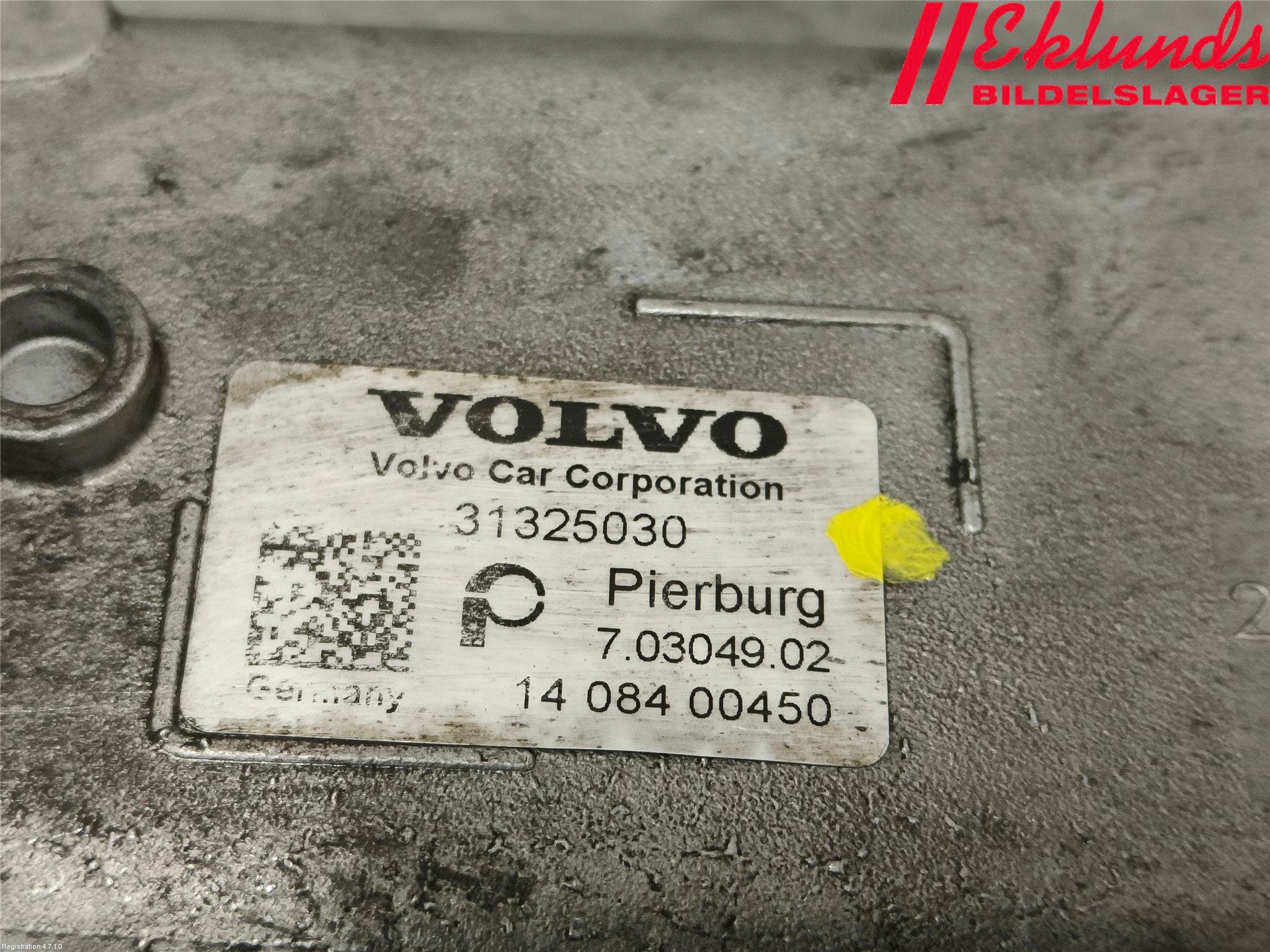 Volvo V40 CROSS COUNTRY 13-19 Egr Ventil