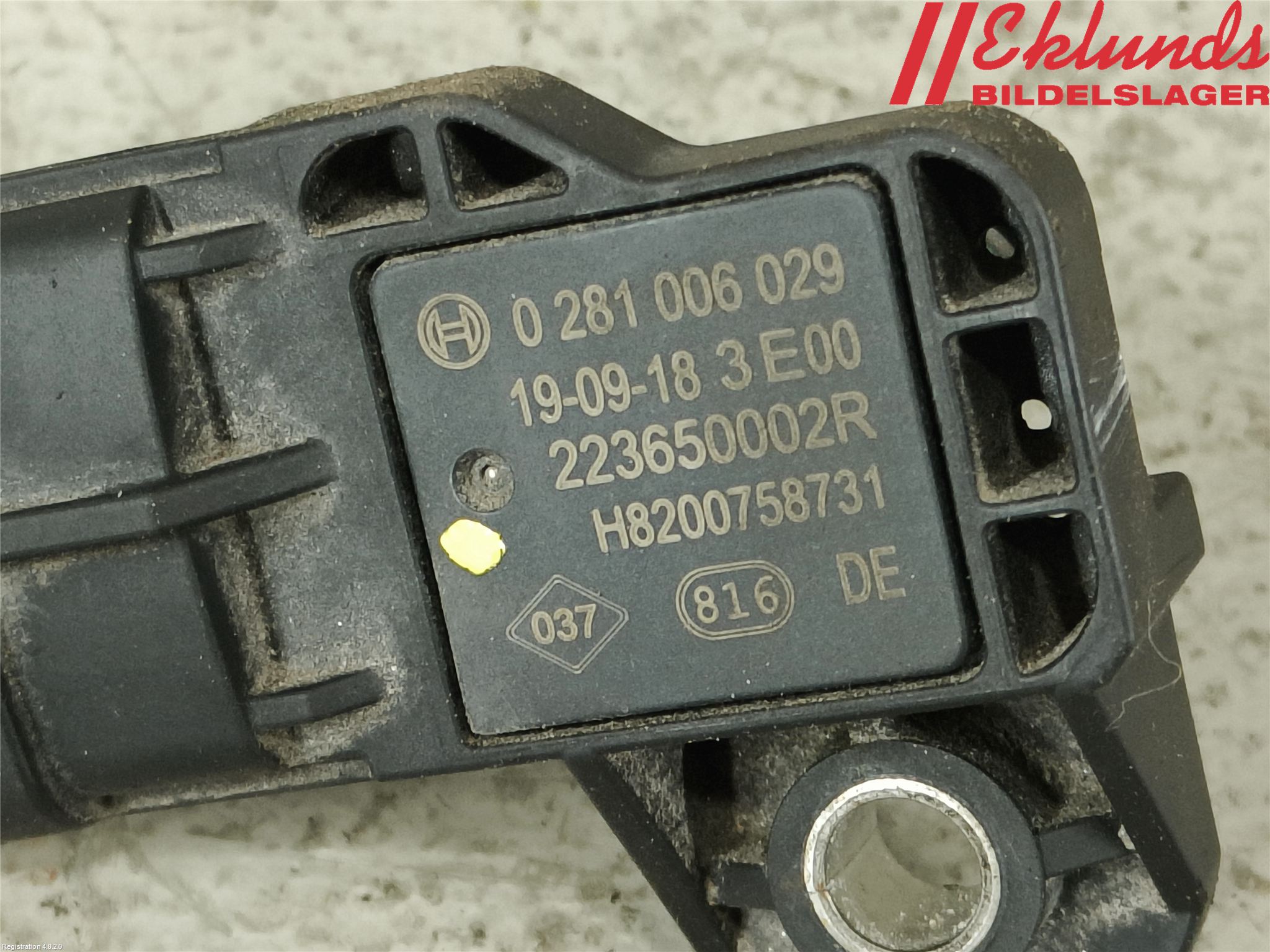 Renault CLIO IV 16-19 Givare Temp-Tryck Avgas
