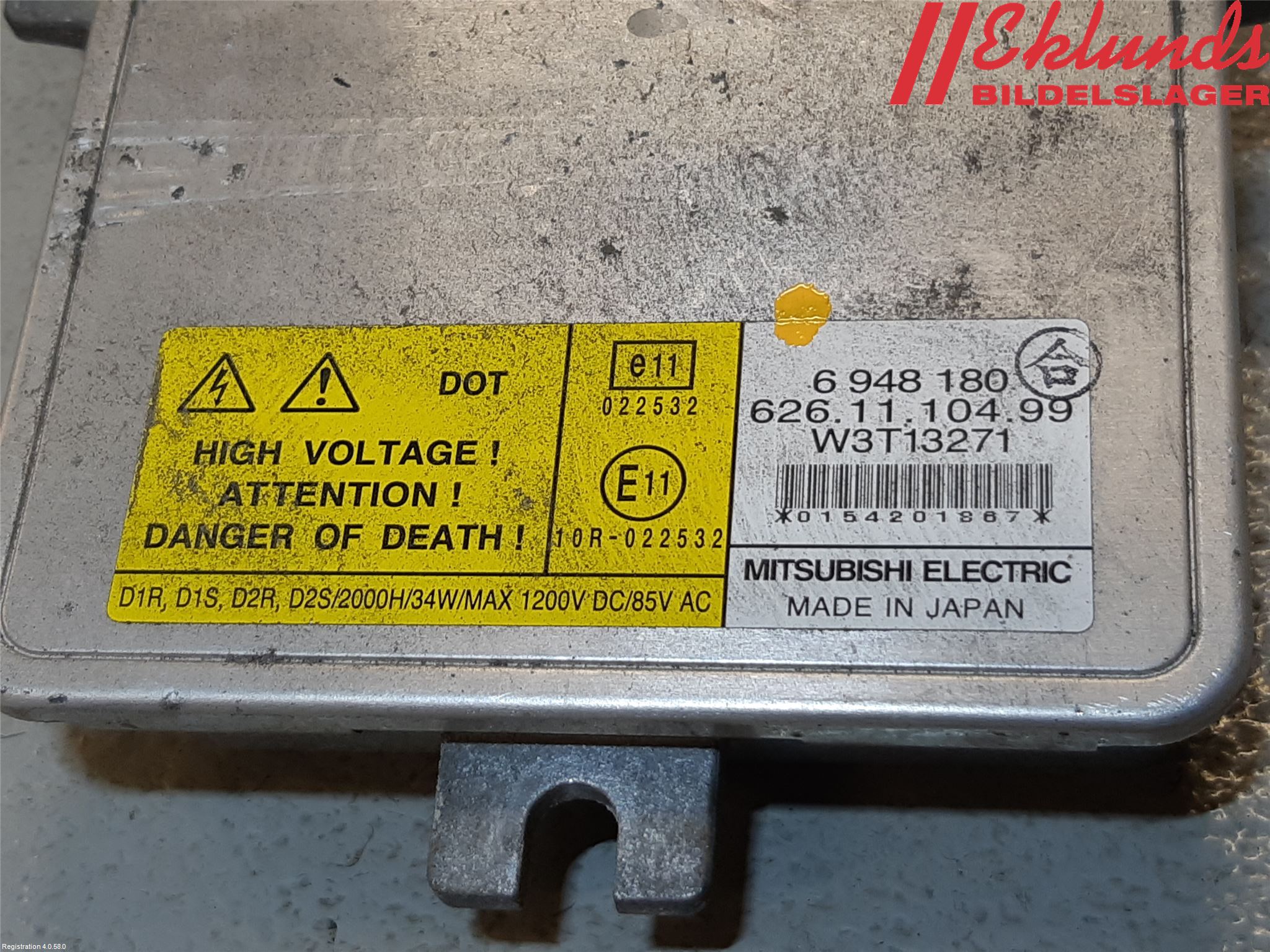 BMW 3 E90/91 SED/TOU 05-12 Styrenhet Strålkastare