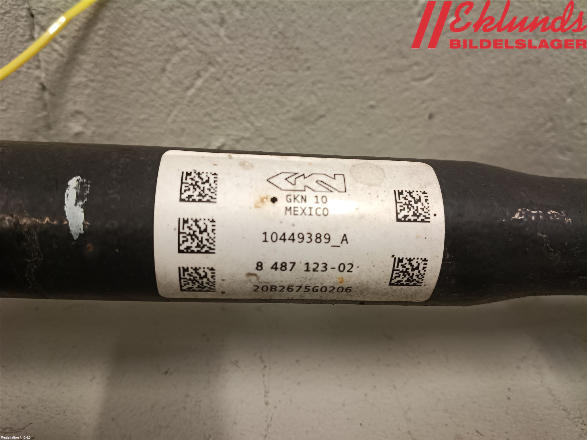 BMW 3 G20/G21/G80/G81 19- Drivaxel Bak Vänster