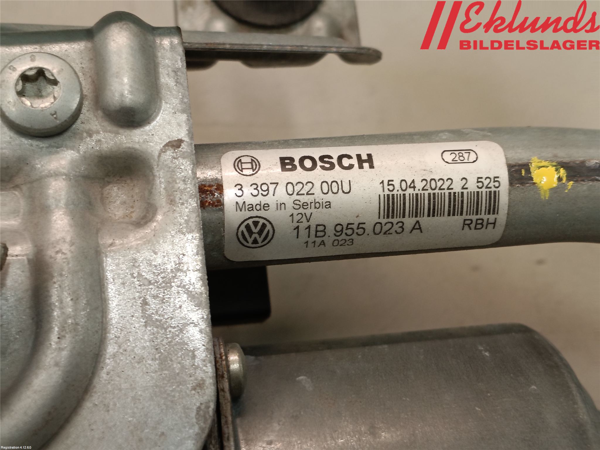 Volkswagen VW ID.4 21- Torkarmotor Vindruta