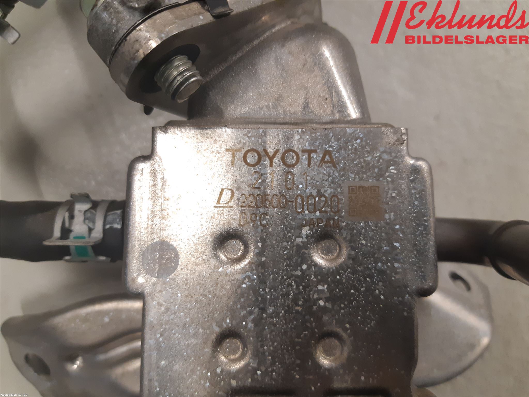 Toyota YARIS XP130 15-20 Egr Ventil