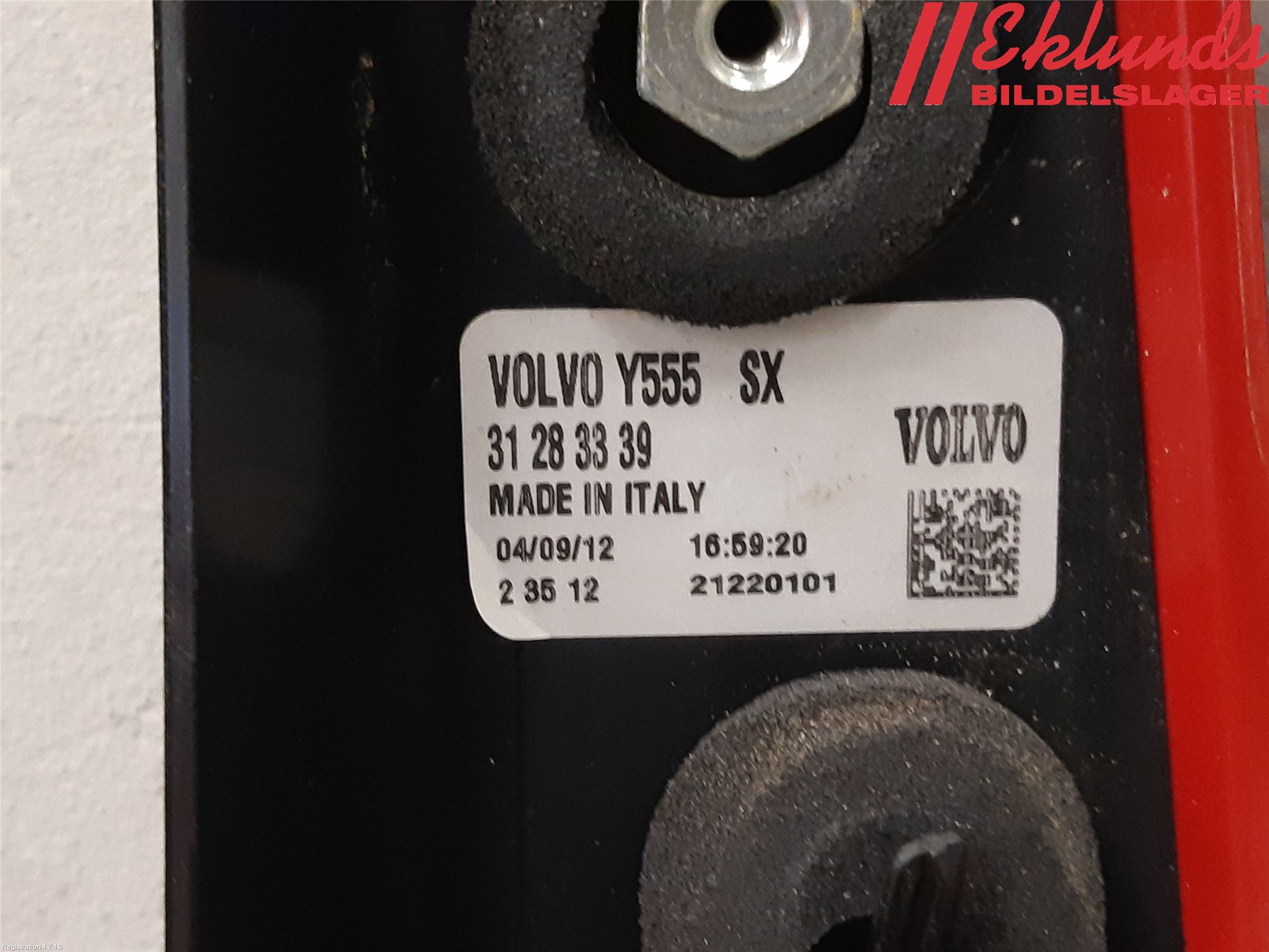 Volvo V40 12-19 Bakljus Höger