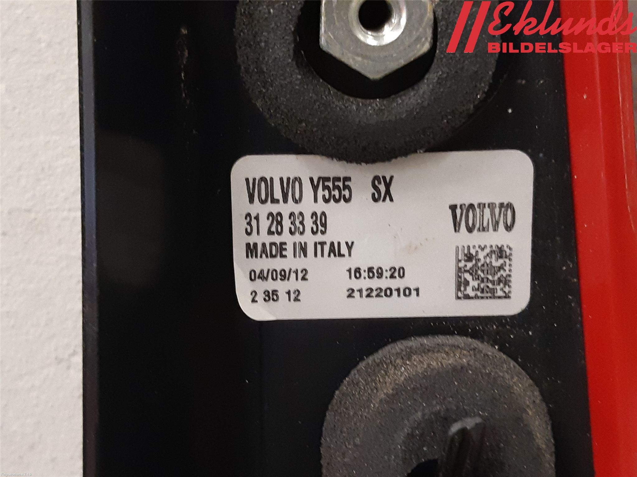 Volvo V40 12-19 Bakljus Höger