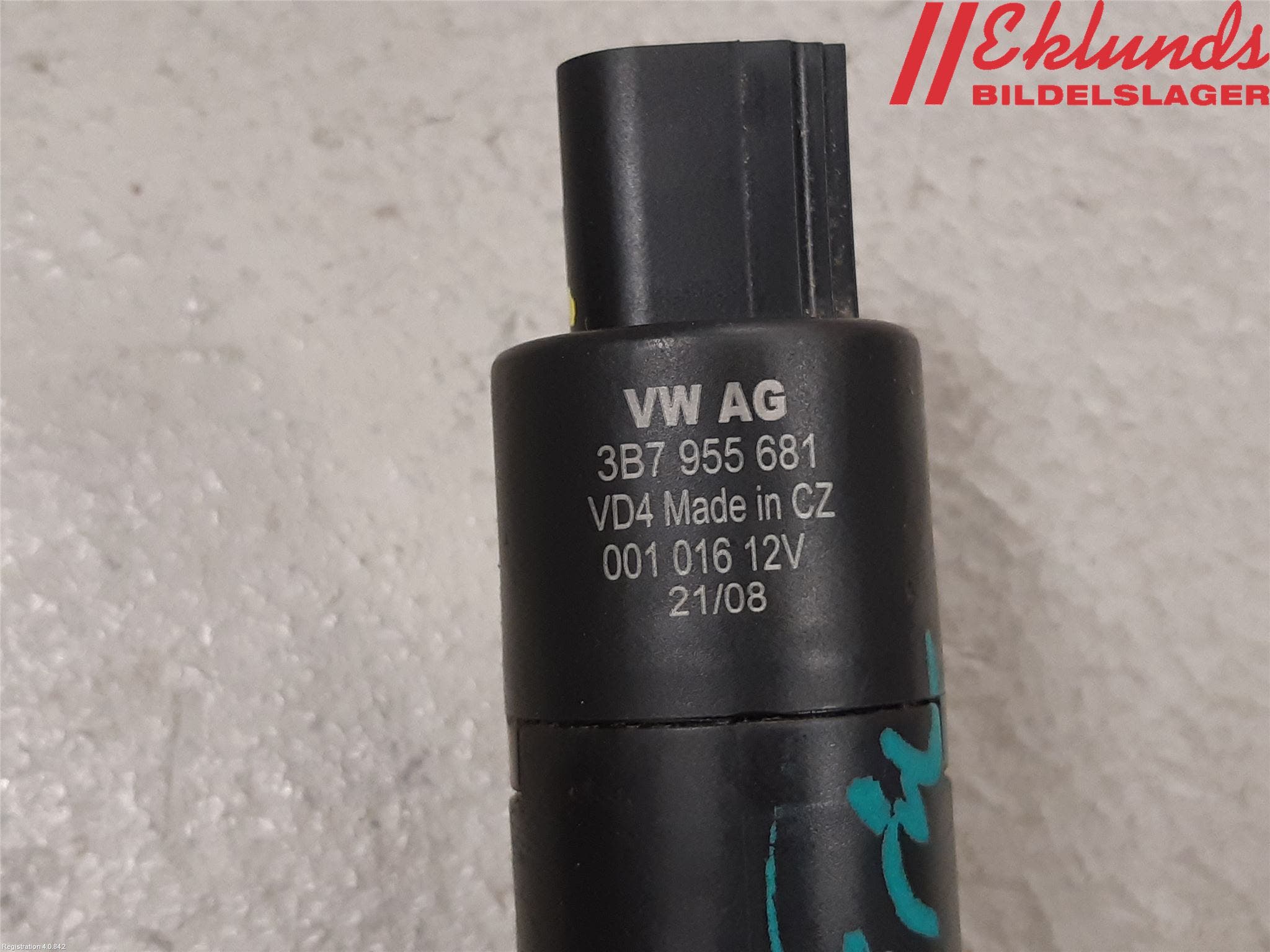 Skoda FABIA 07-14 Spolarpump Högtryck