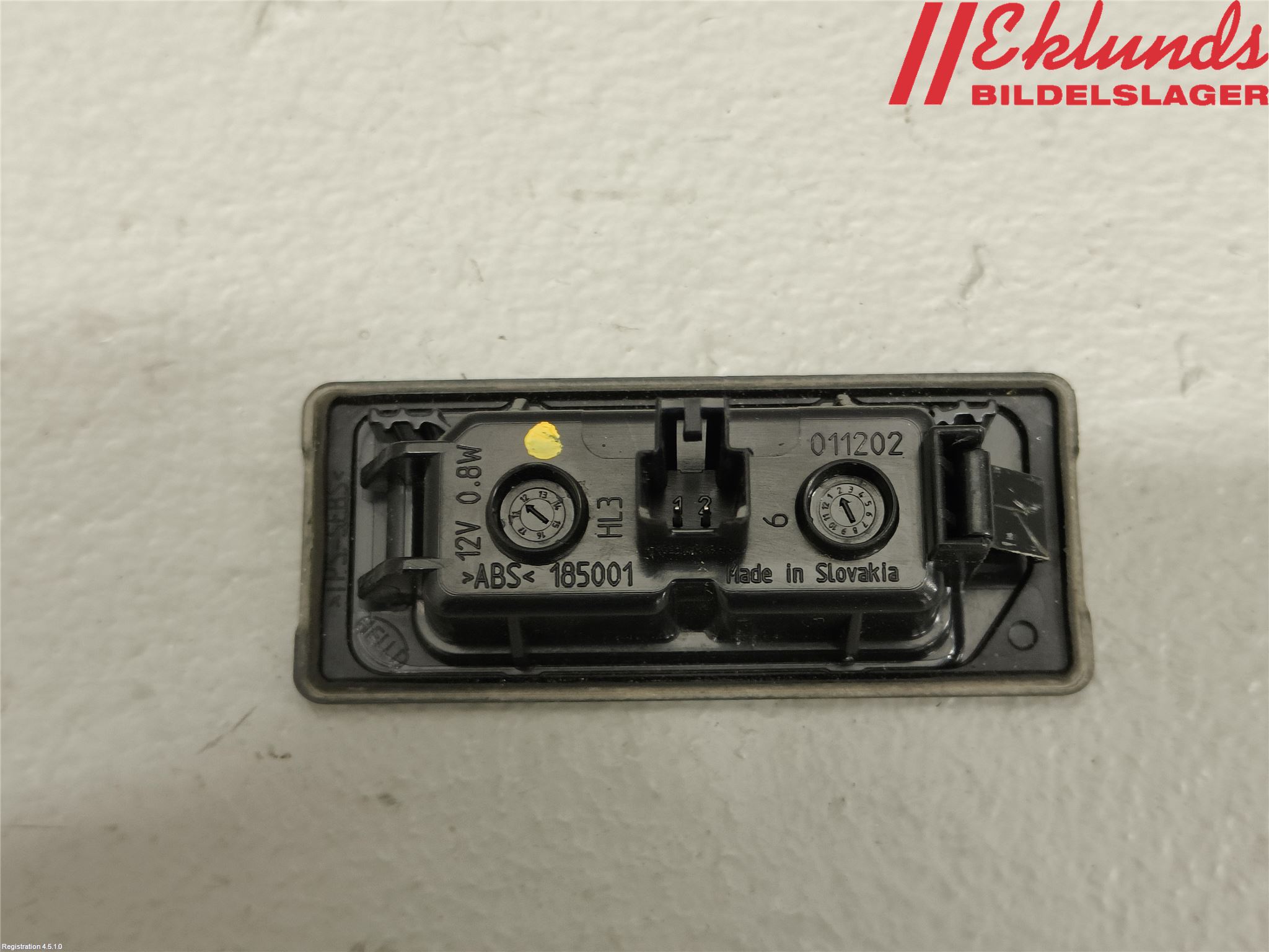 Volkswagen VW SHARAN 11- Skylt Belysning