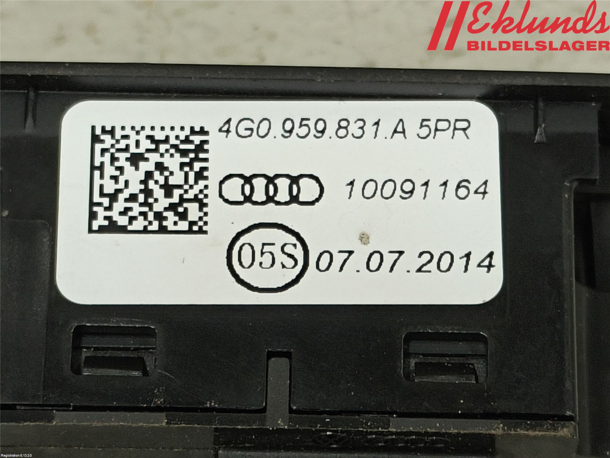 Audi A6 ALLROAD 12-18 Strömställare Baklucka