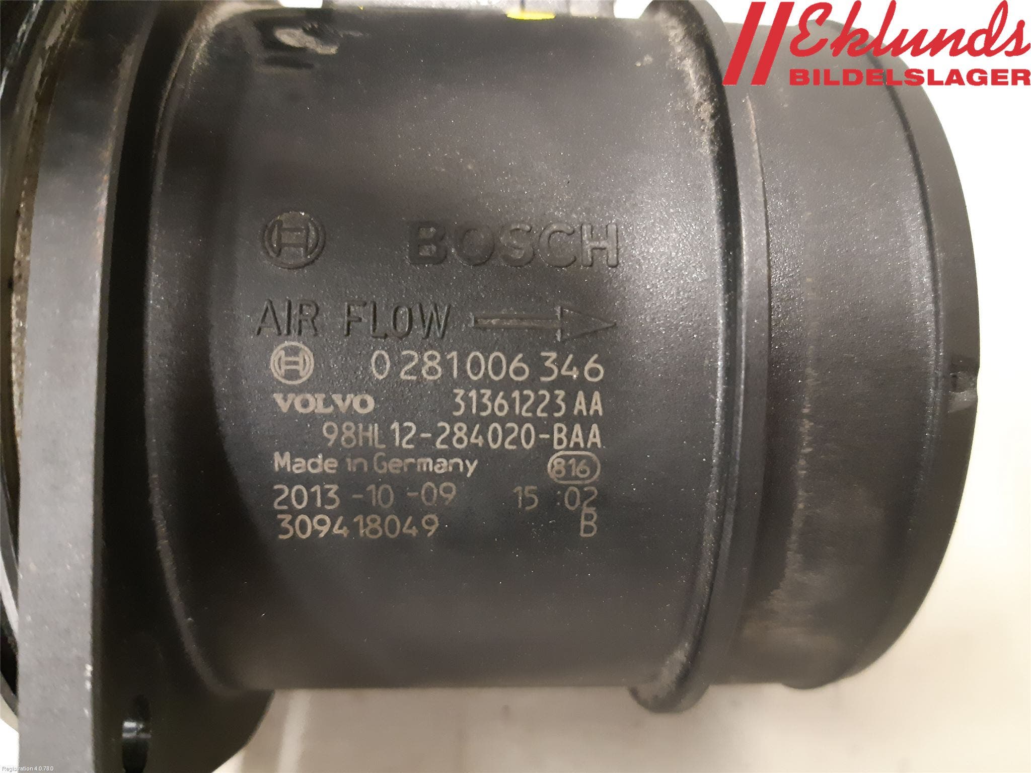 Volvo V70 14-16 Injluftmassamätare