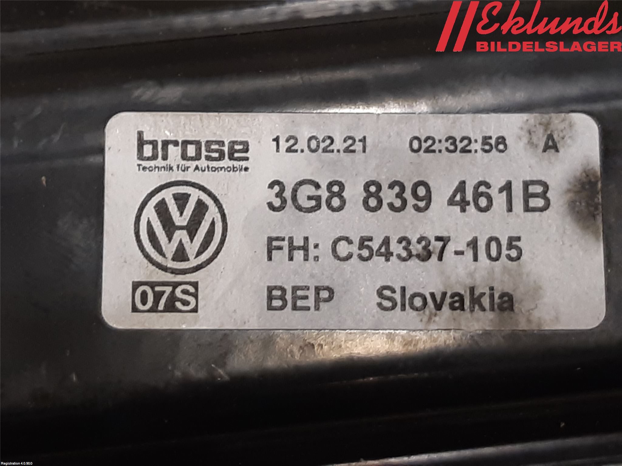 Volkswagen VW ARTEON 17- Fönsterhiss El Kompl