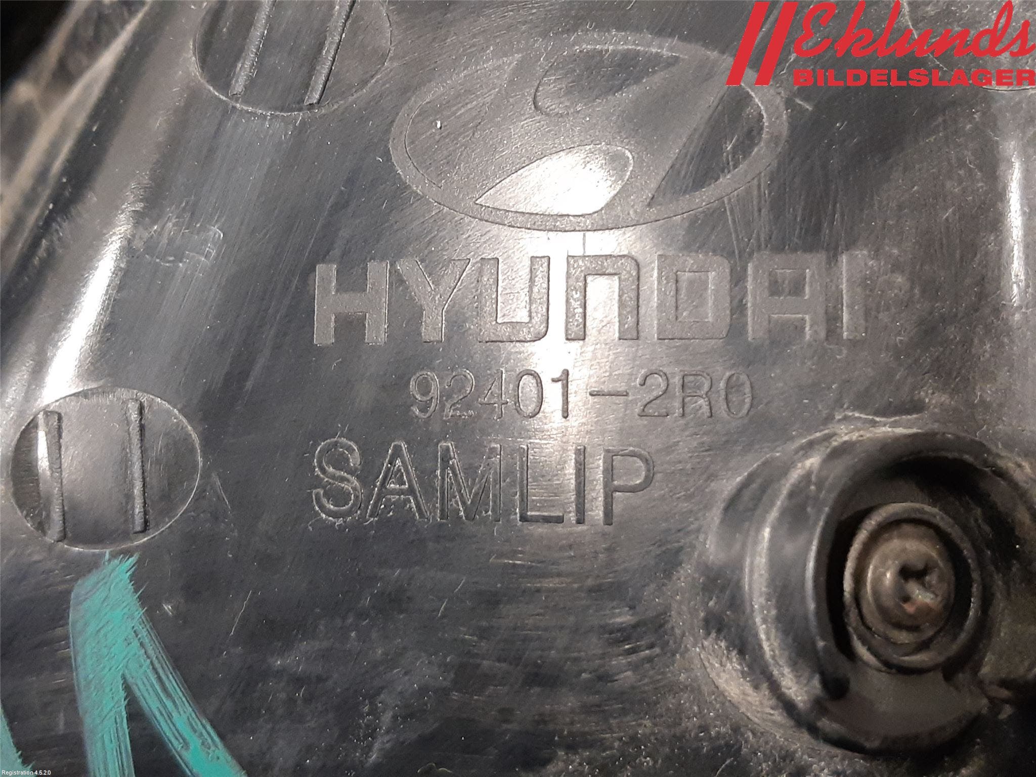 Hyundai i30 FD 07-12 Bakljus Vänster