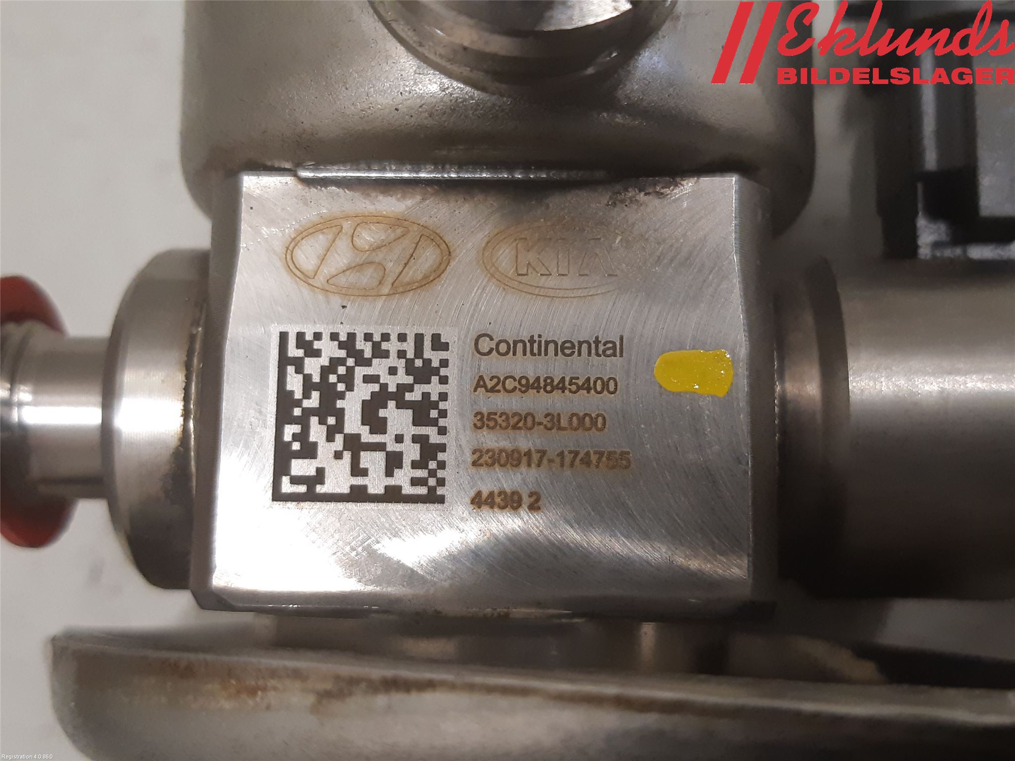 Kia STINGER 18- Bränslepump Mek