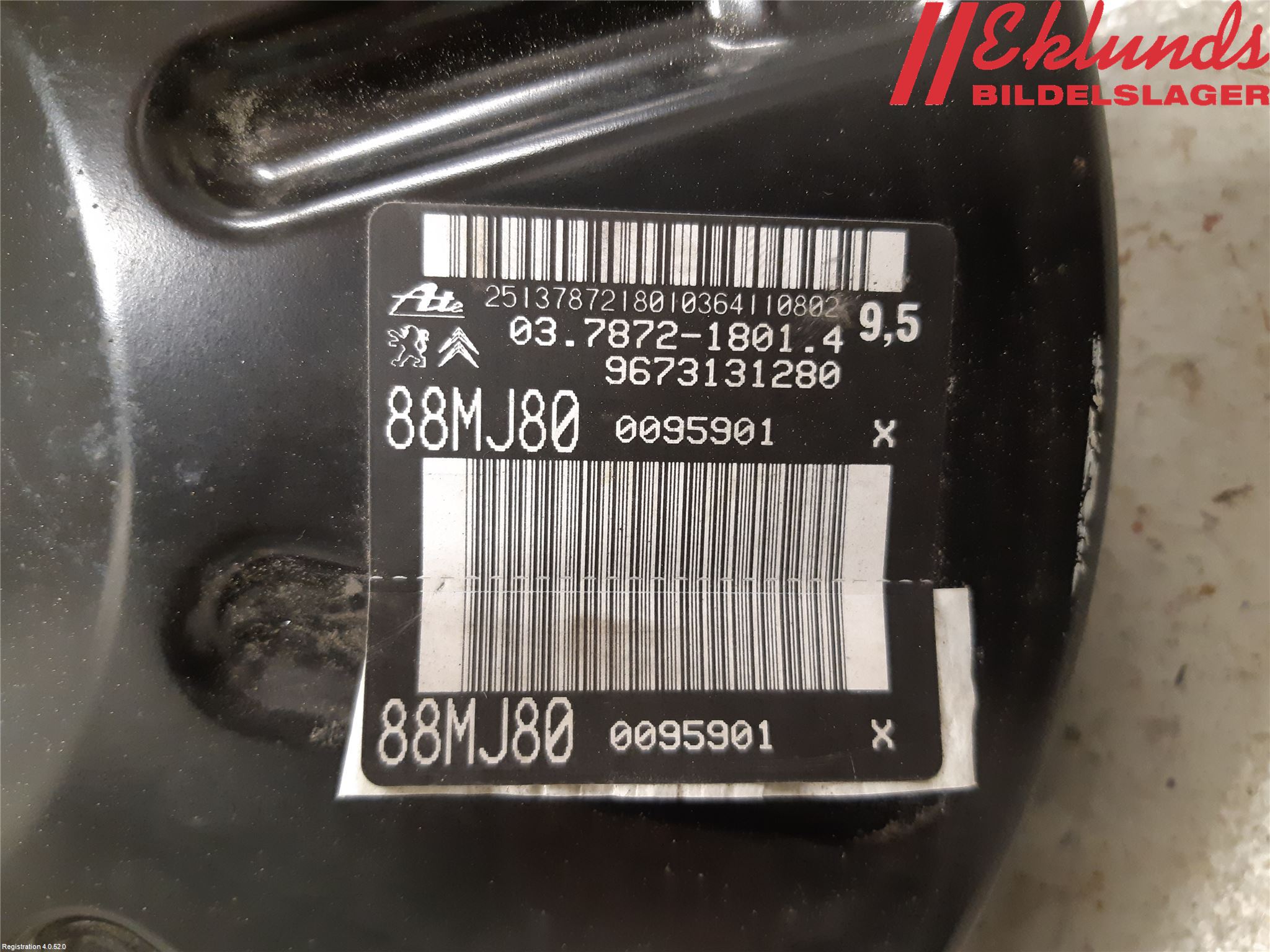 Citroen C4 GRAND PICASSO 14-18 Bromsservo