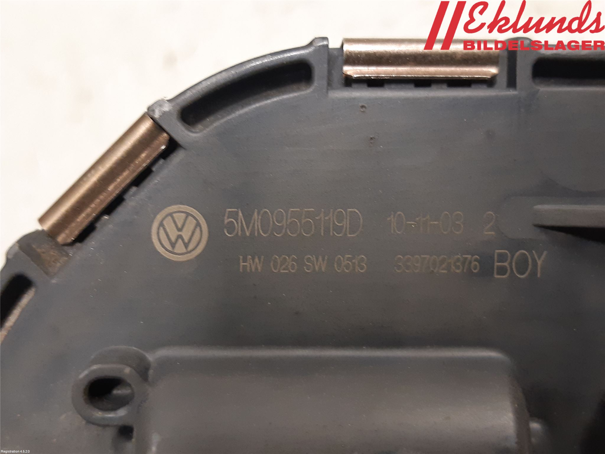Volkswagen VW GOLF PLUS/CROSS GOLF 04-14 Torkarmotor Vindruta